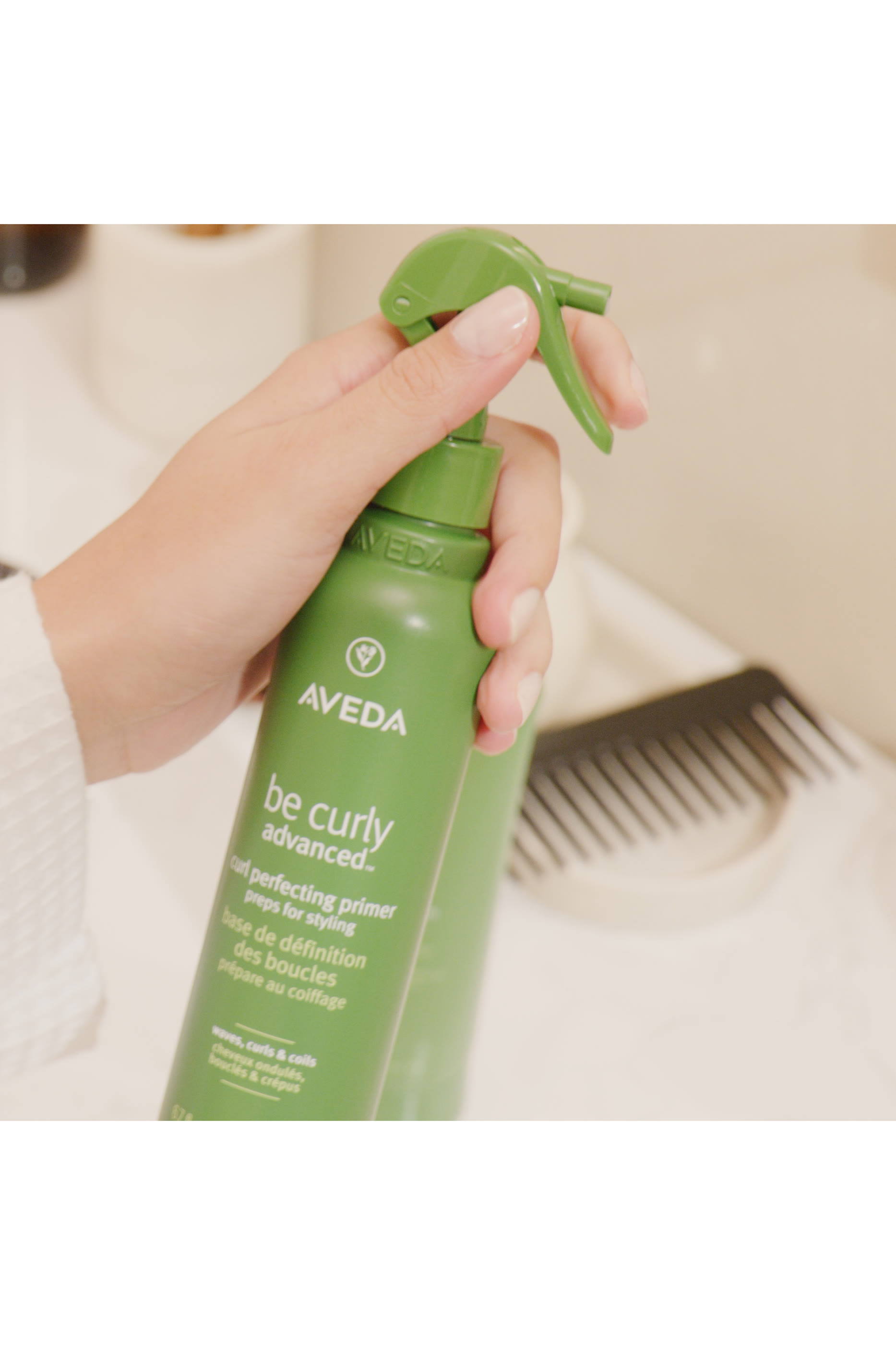 برايمر معزز للشعر المجعد بي كيرلي أدفانسد