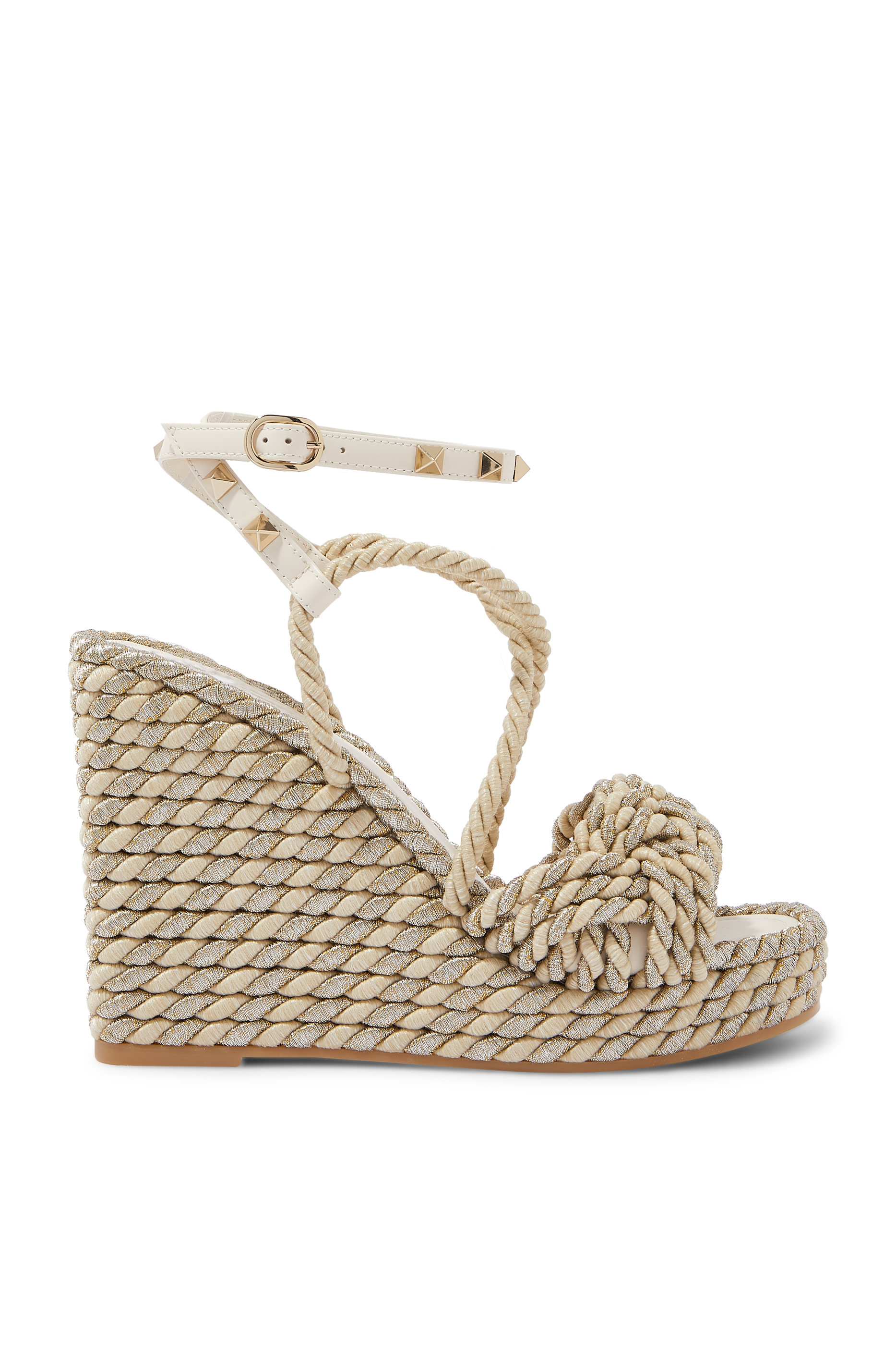 Valentino Garavani Rockstud Wedge Sandals