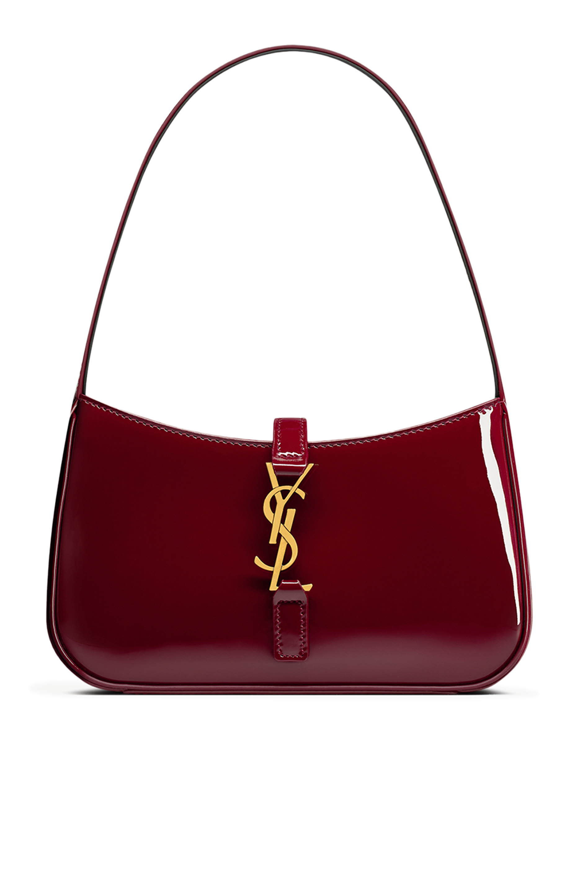 حقيبة لو 5 اي 7 صغيرة جلد لامع 