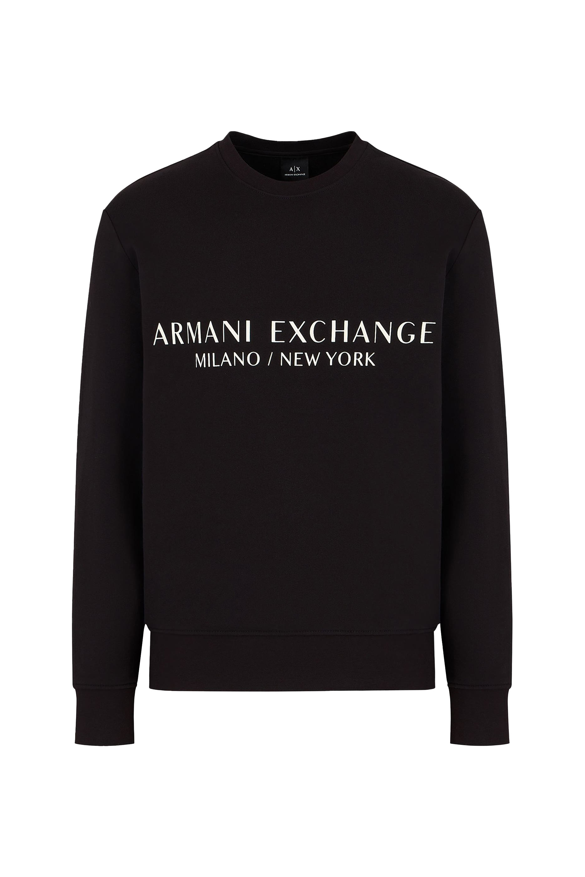 سويت شيرت قطن مزين بشعار الماركة