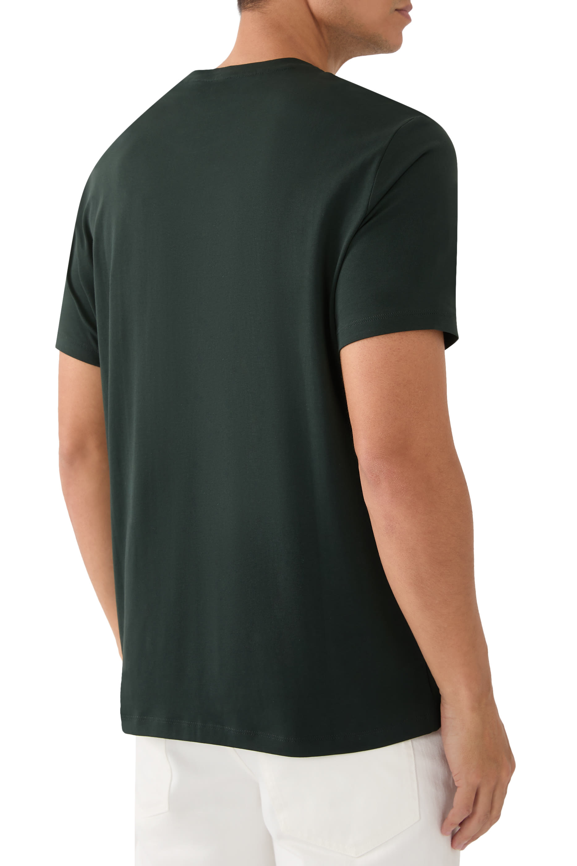 تيشيرت بشعار الماركة بتصميم دائري