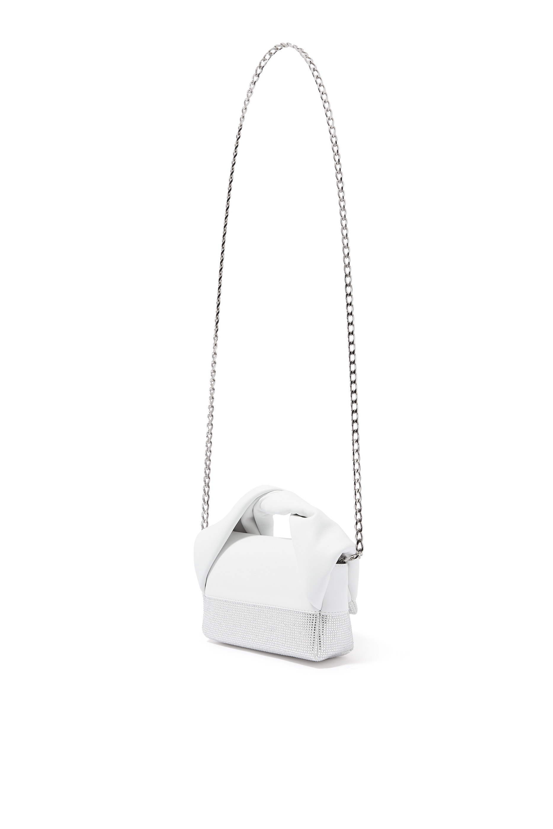 حقيبة تويستر صغيرة مرصعة بالكريستال