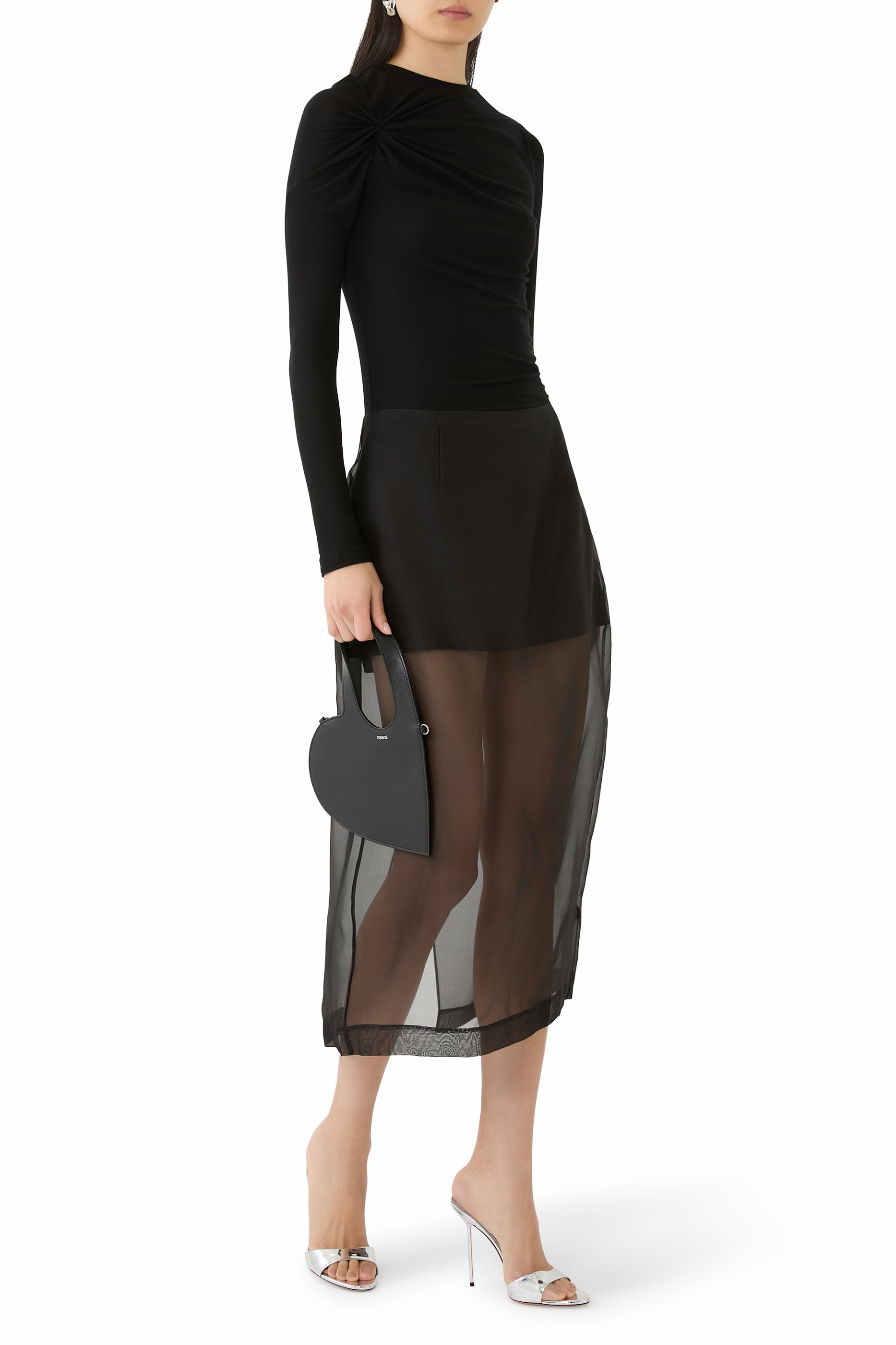 تنورة حرير أورجانزا