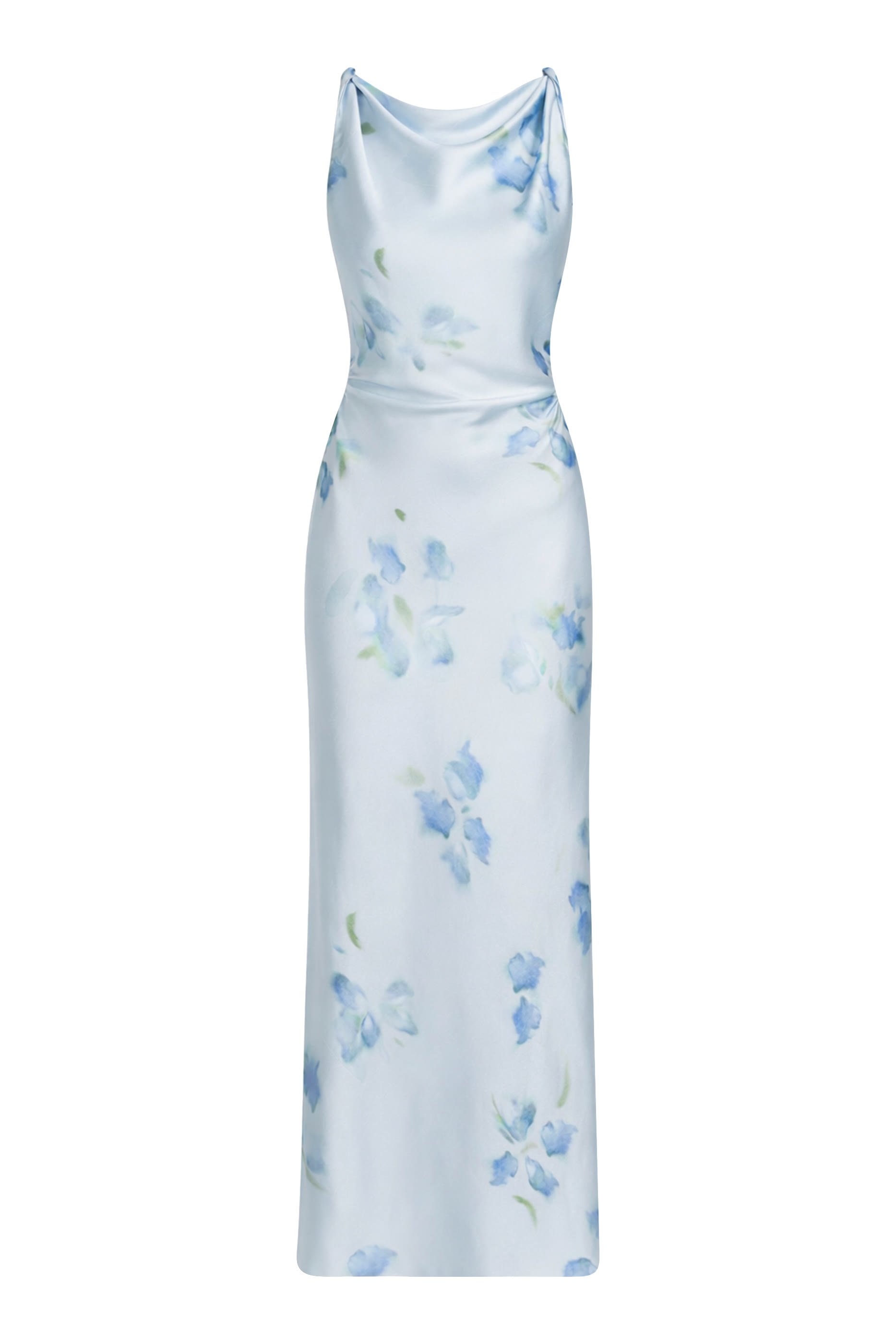 فستان بيتال بلور بأكتاف ملفوفة