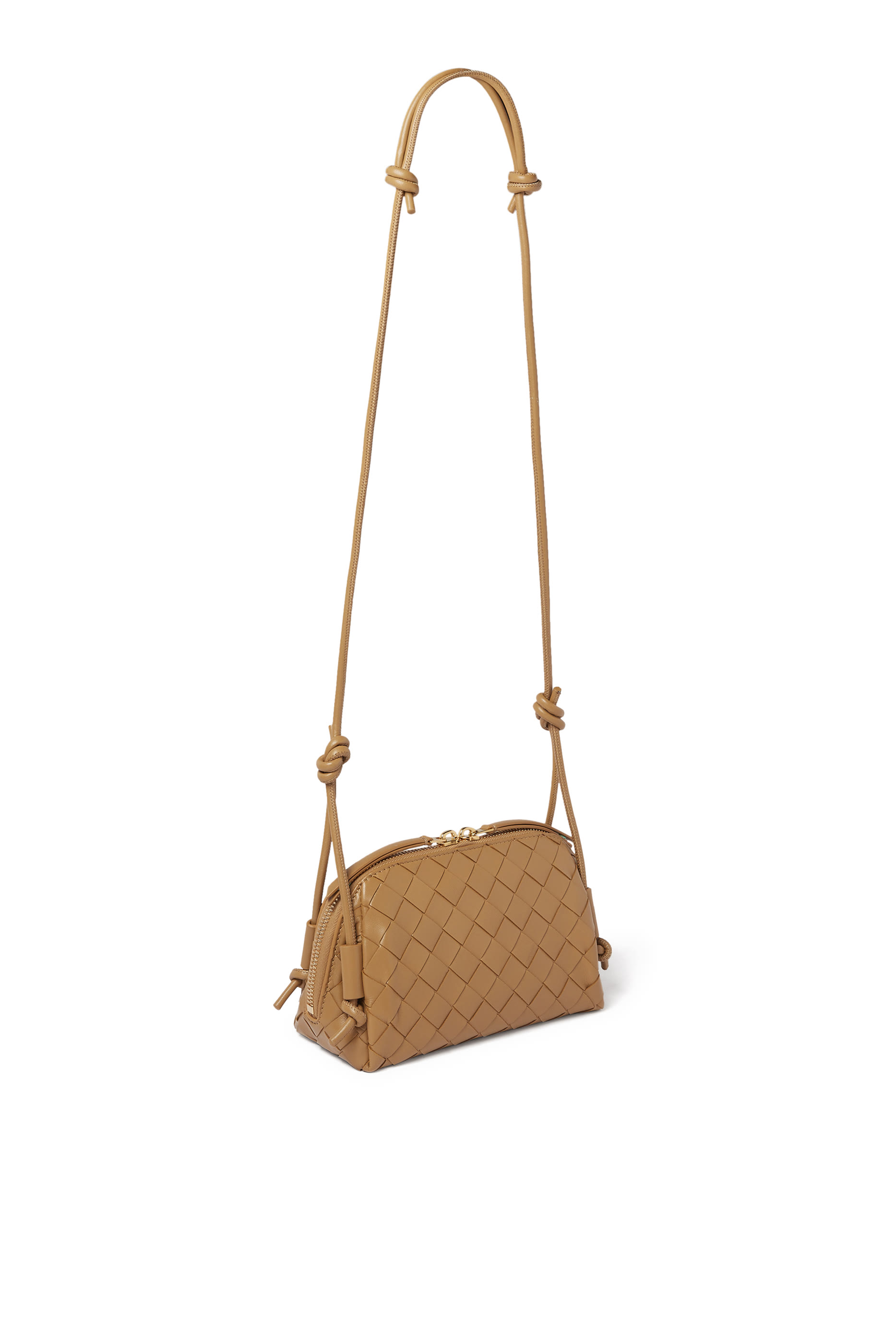 حقيبة كونسرت جلد مجدول