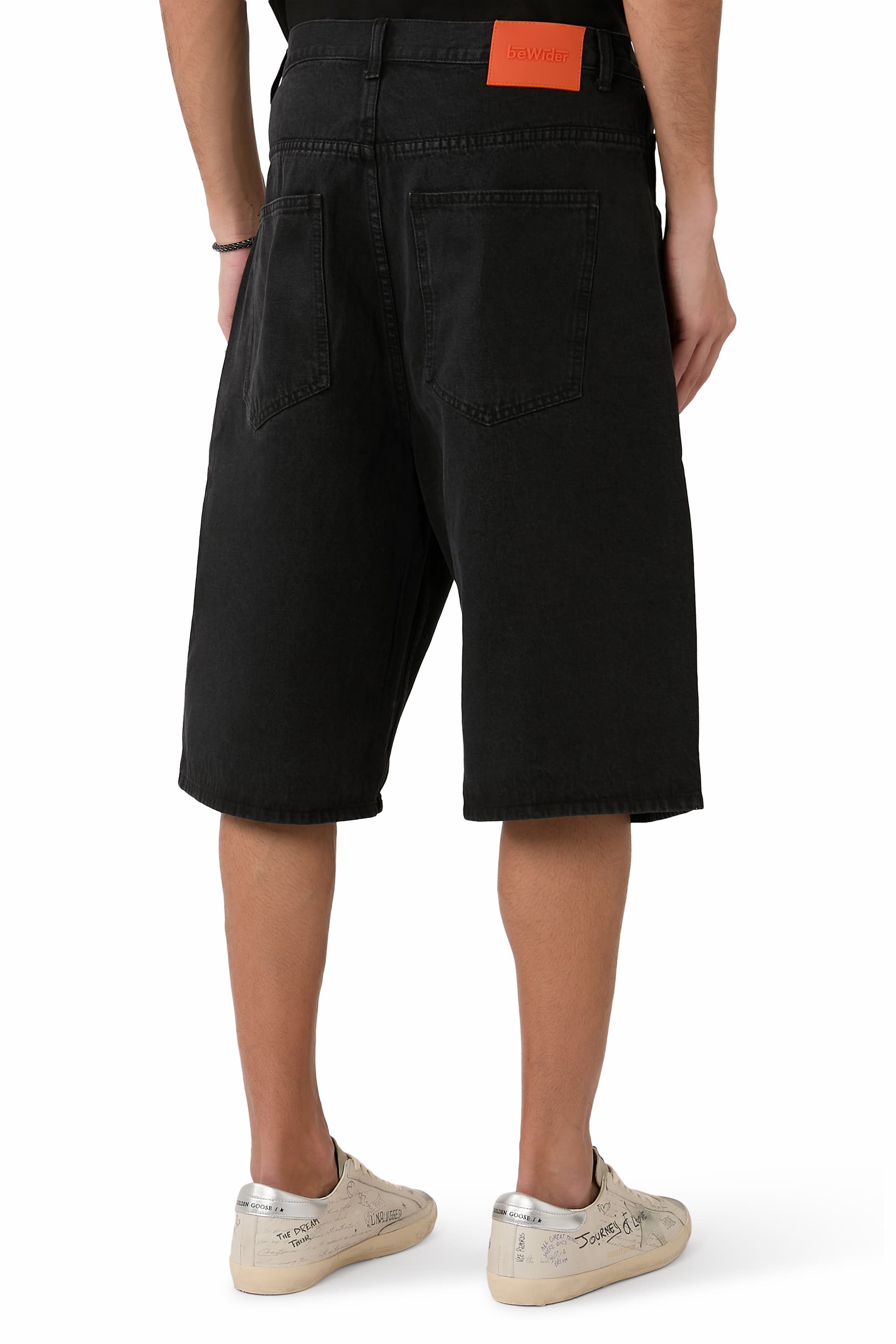 Stitched Super Loose Denim Jeans