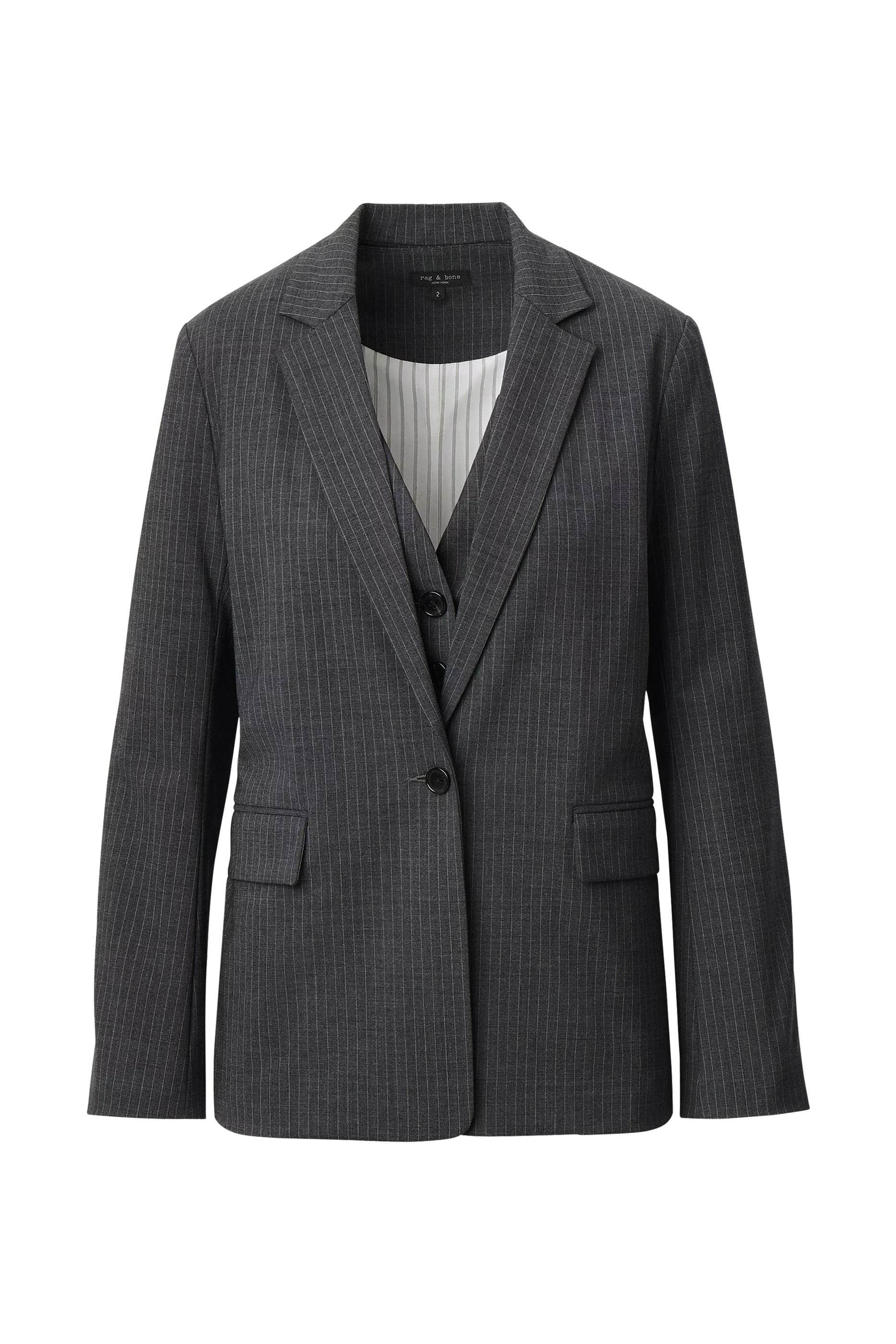 بليزر جينيفر 2 في 1 بنقشة مخططة