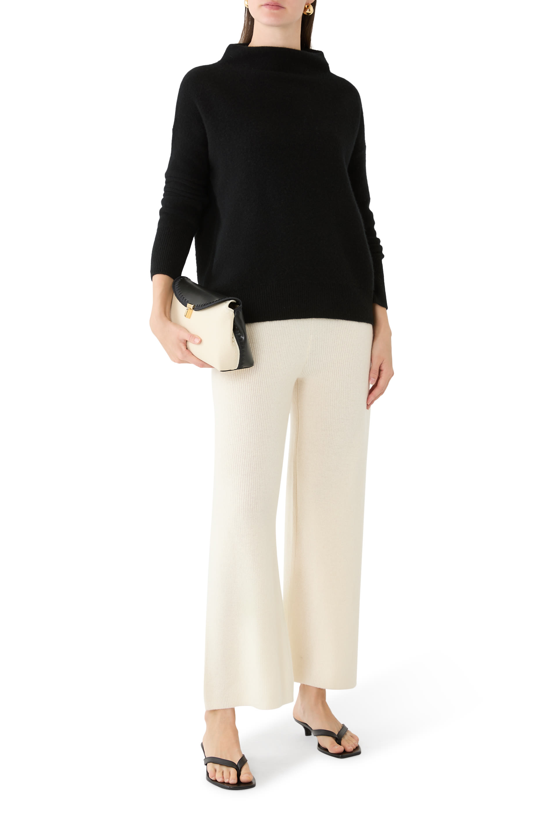 بنطال تنورة بقصة ساق واسعة