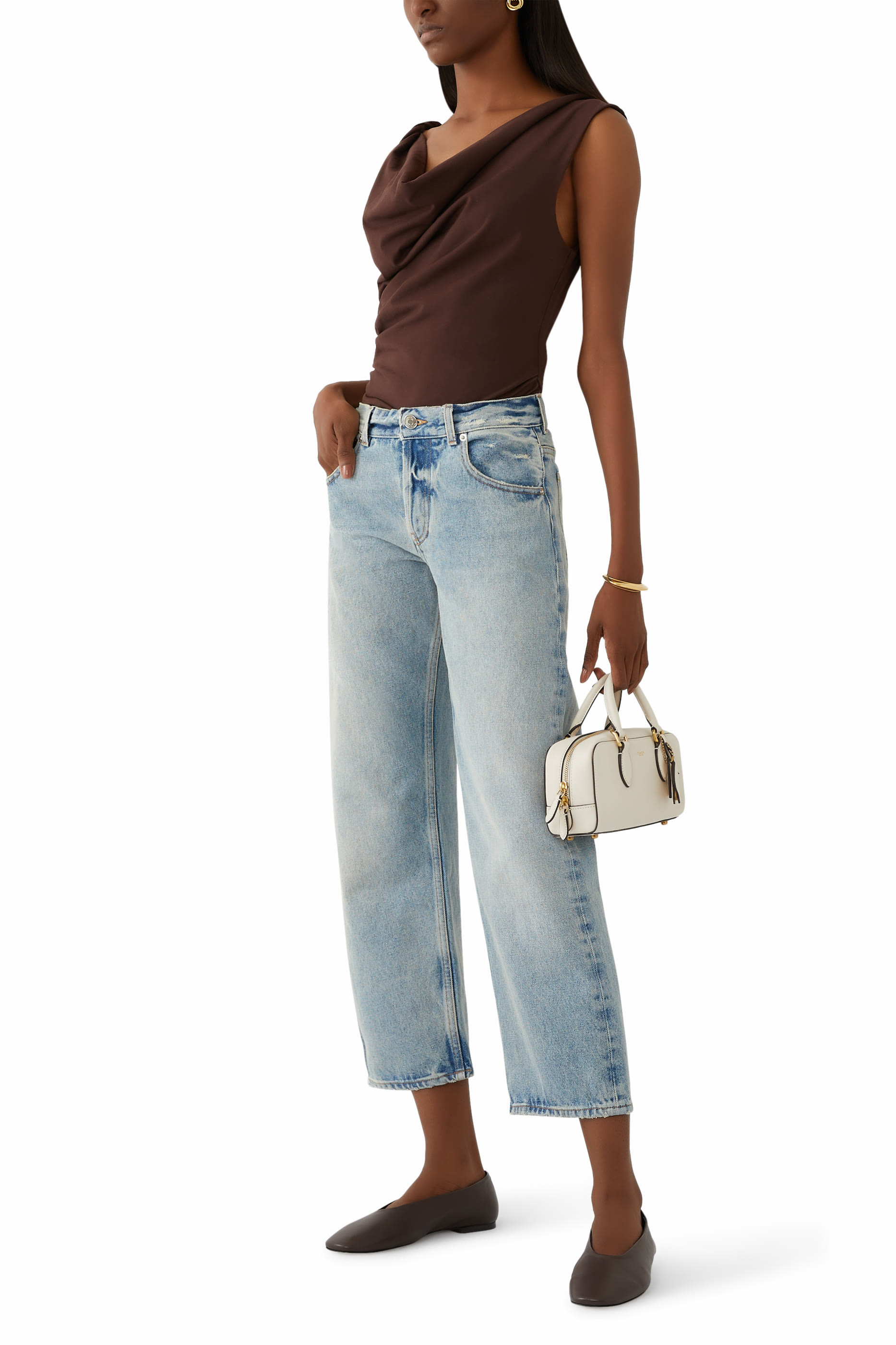 حذاء بالرينا كريستن جلد