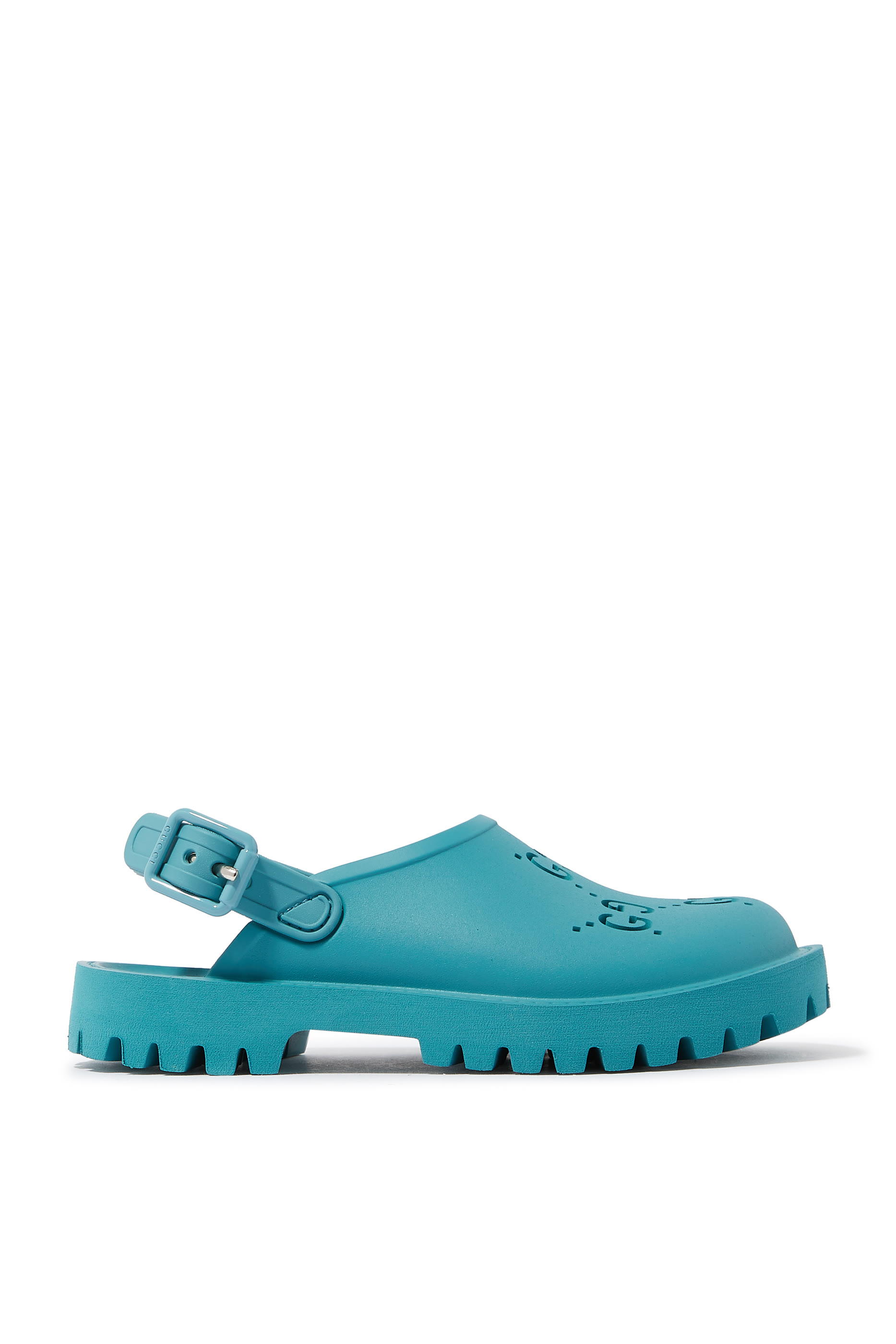 حذاء مفتوح من الخلف للأطفال بشعار الماركة