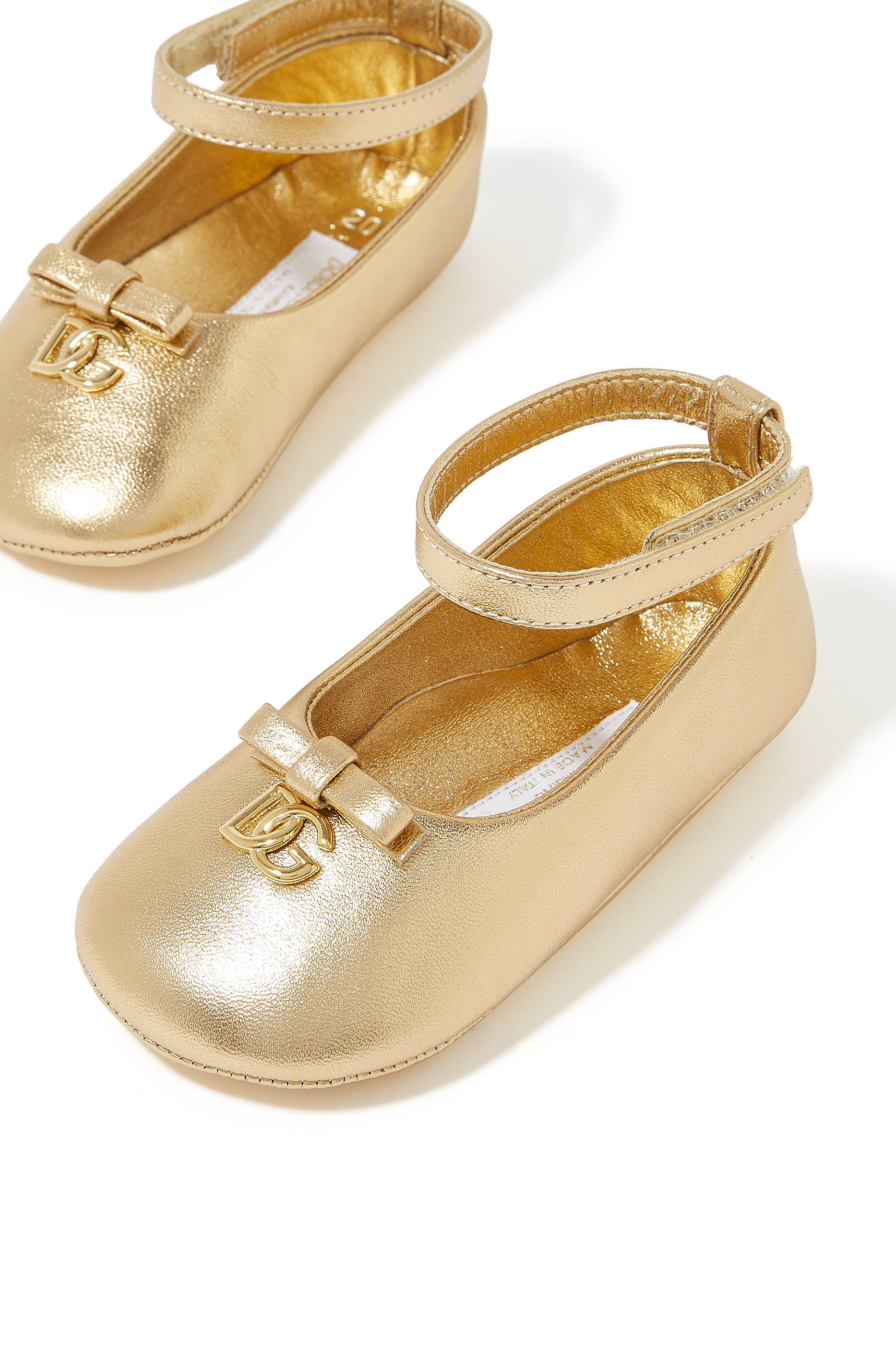 حذاء باليرينا للرضع بكعب مسطح