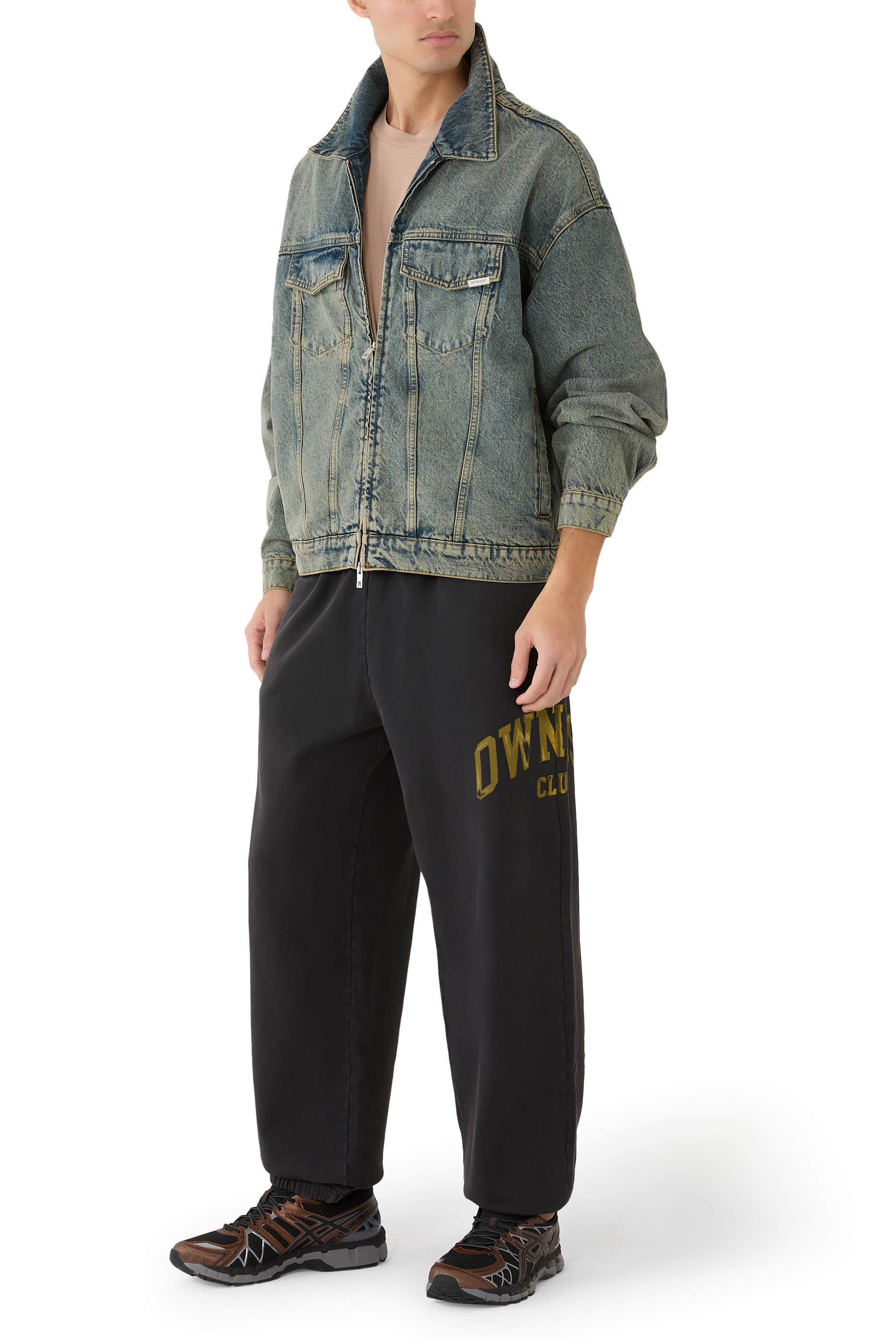 بنطال رياضي بنقشة أونرز كلوب