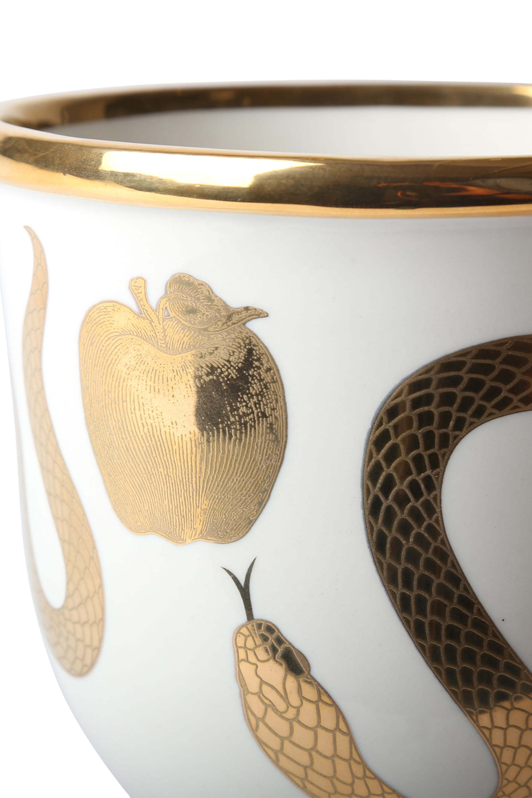 وعاء بوتانيست بنقشة ثعبان وتفاح