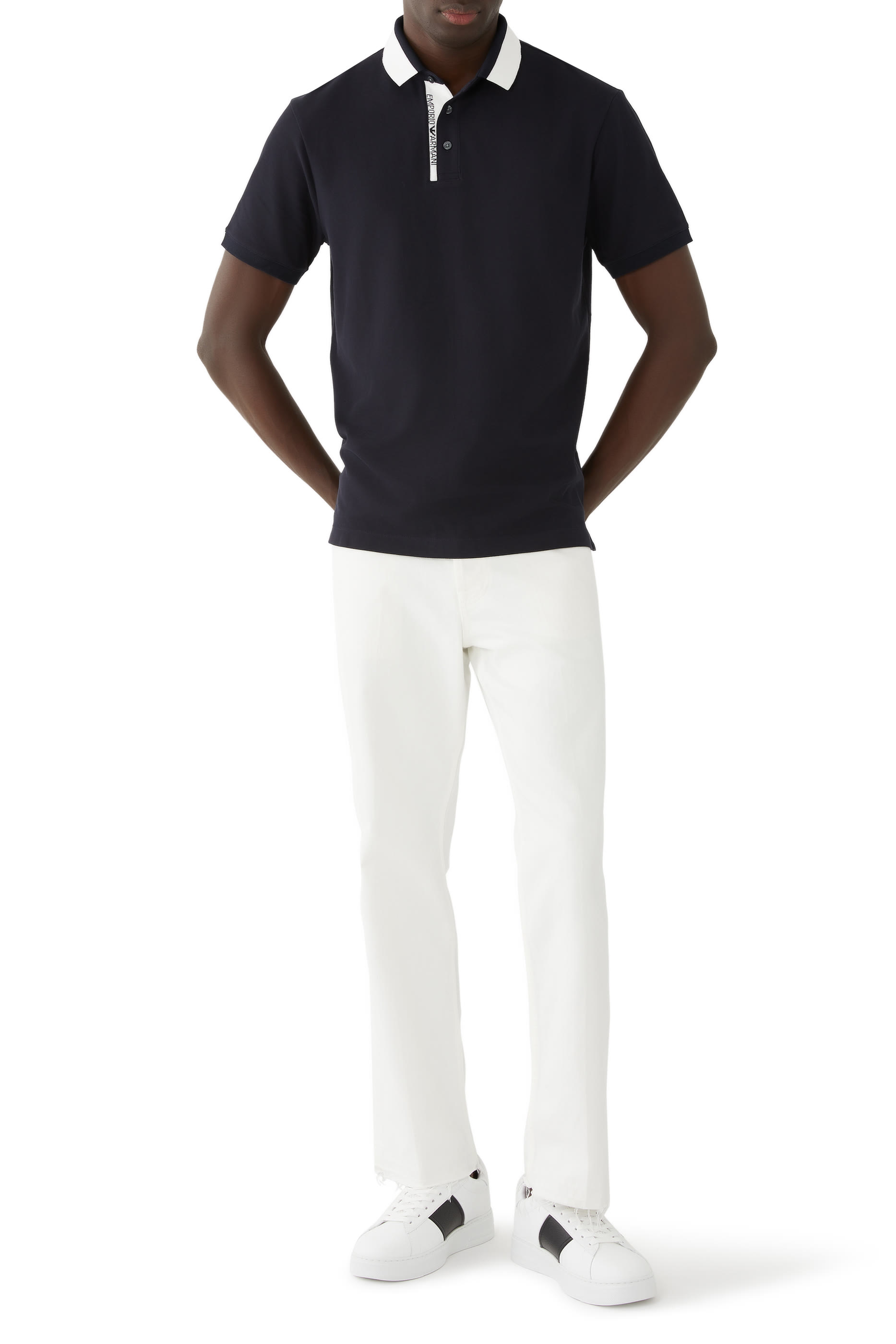 قميص بولو بشعار الماركة جيرسيه