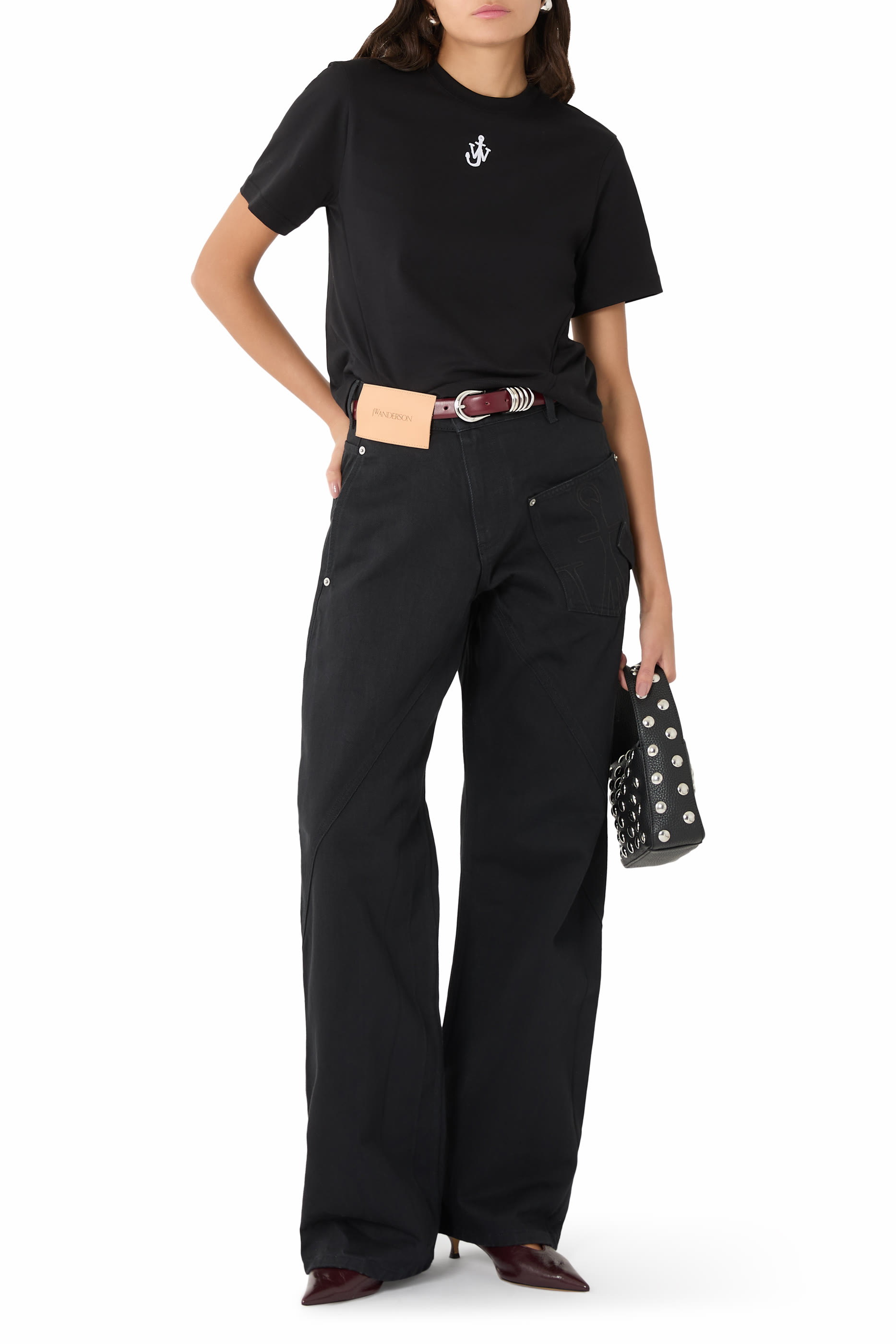 تيشيرت قصير بشعار المرساة