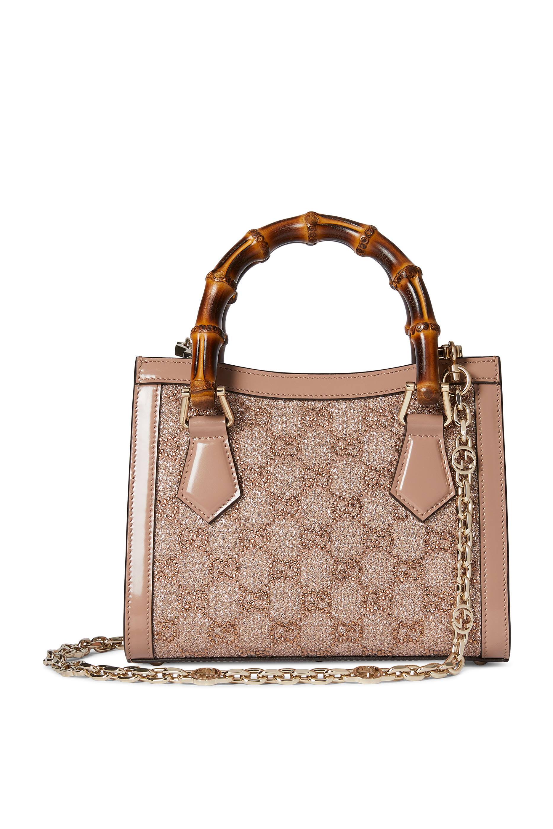 حقيبة يد ديانا صغيرة بكريستال