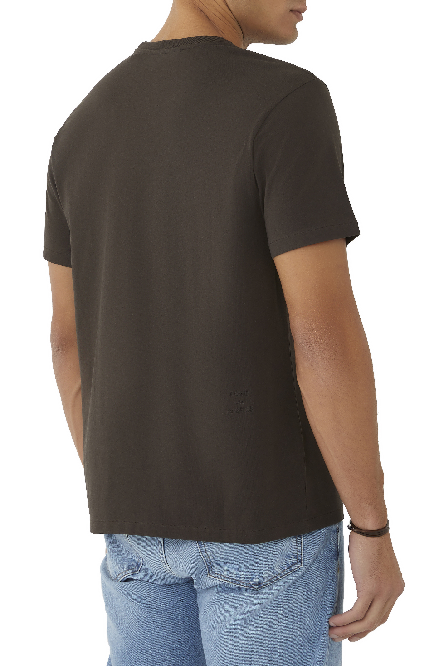 تيشيرت بشعار الماركة قطن