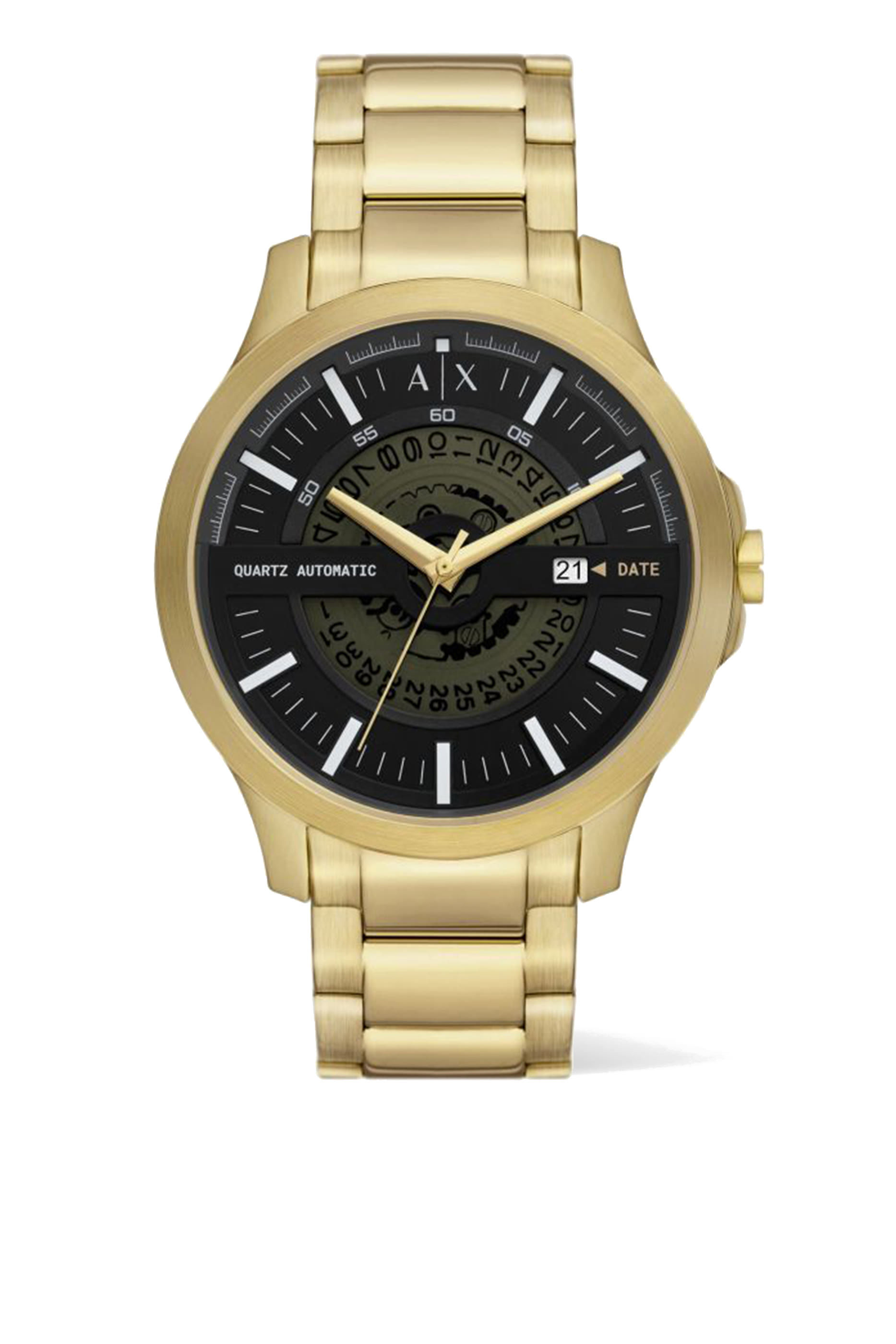 Hampton 46mm Stainless Steel Watch