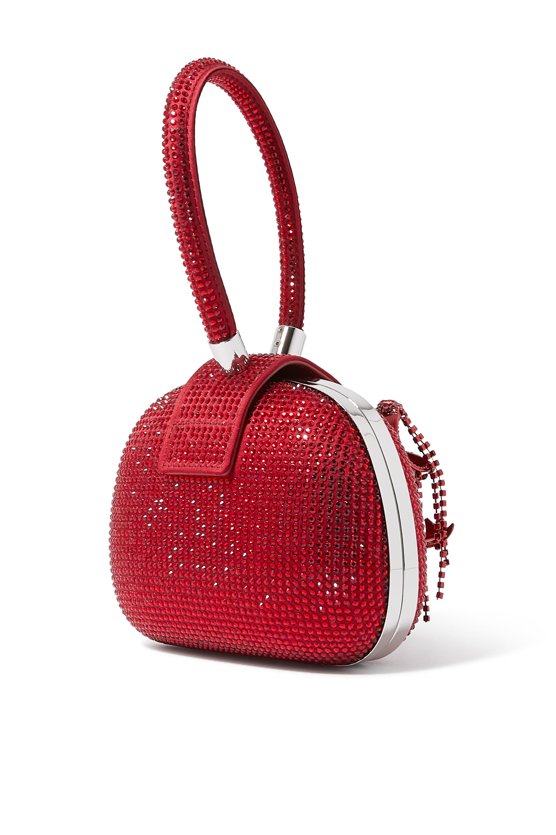 كلاتش بيد علوية وعقدة مرصعة بأحجار الراين