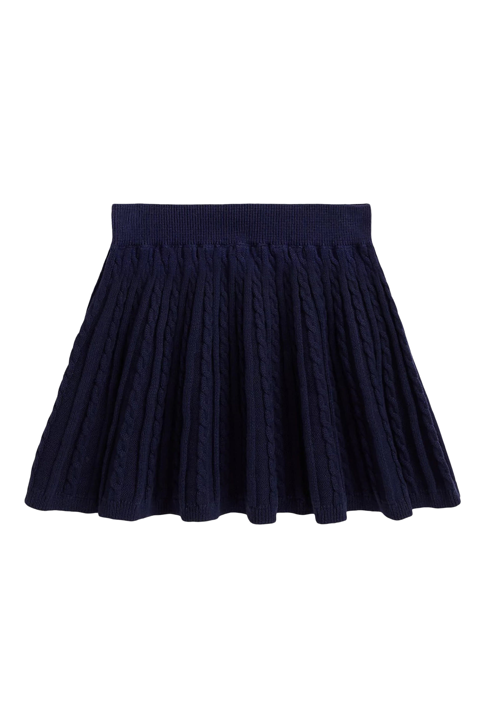 طقم سترة مخططة وتنورة قطن للأطفال