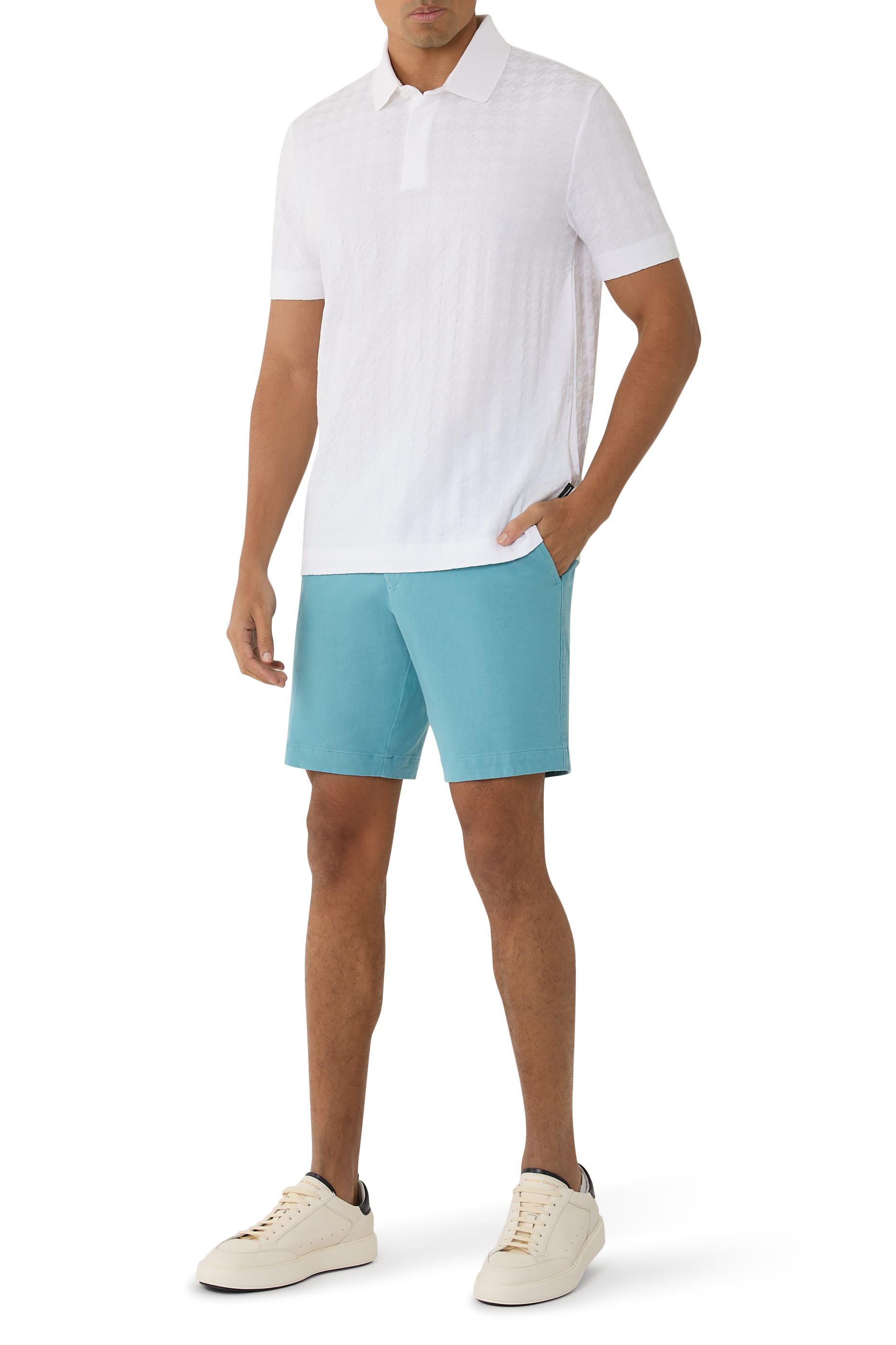 H-Slice Slim-Fit Shorts