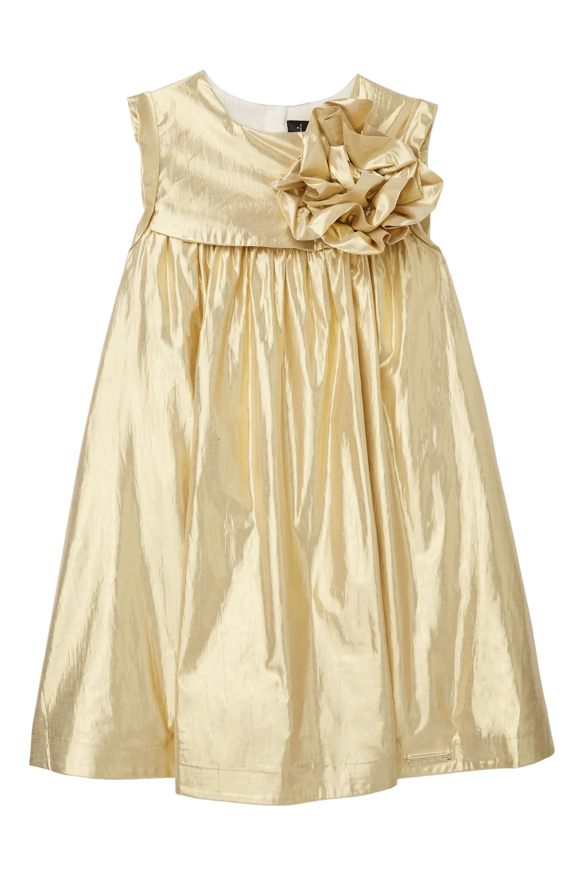 فستان بتفاصيل أزهار للأطفال