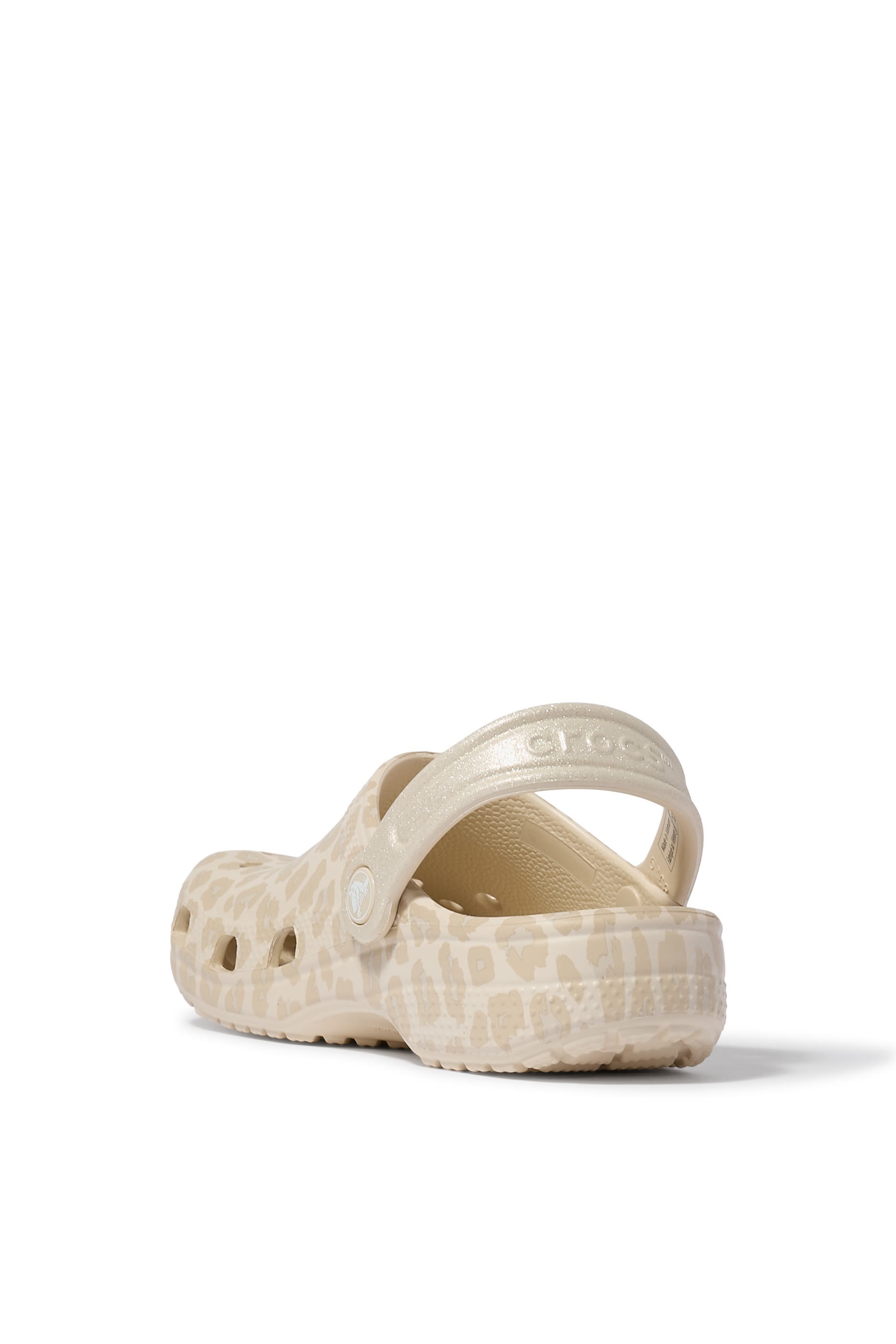 صندل كلاسيك مفتوح بنقشة جلد فهد جليتر للأطفال