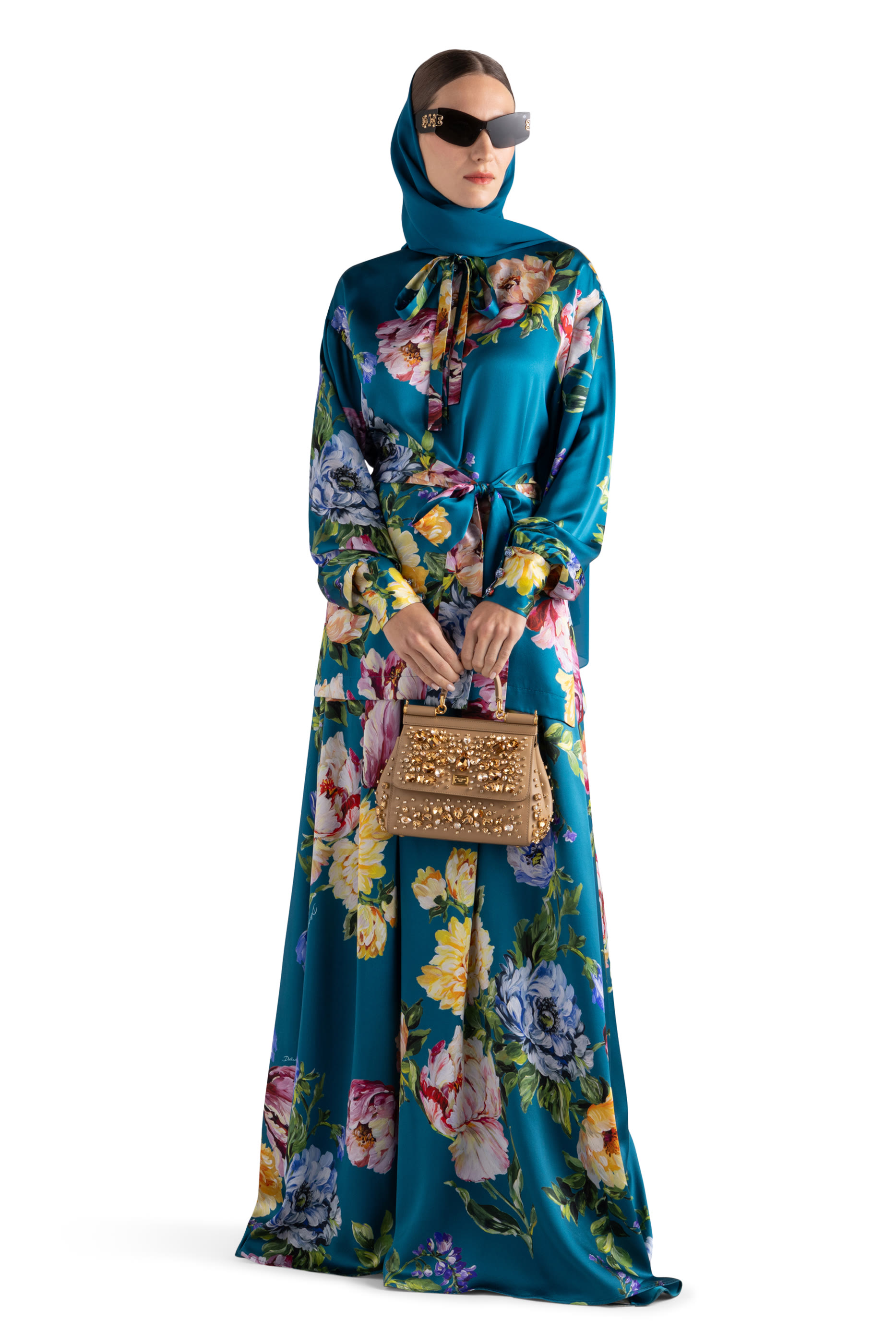 قميص بنقشة فاوانيا