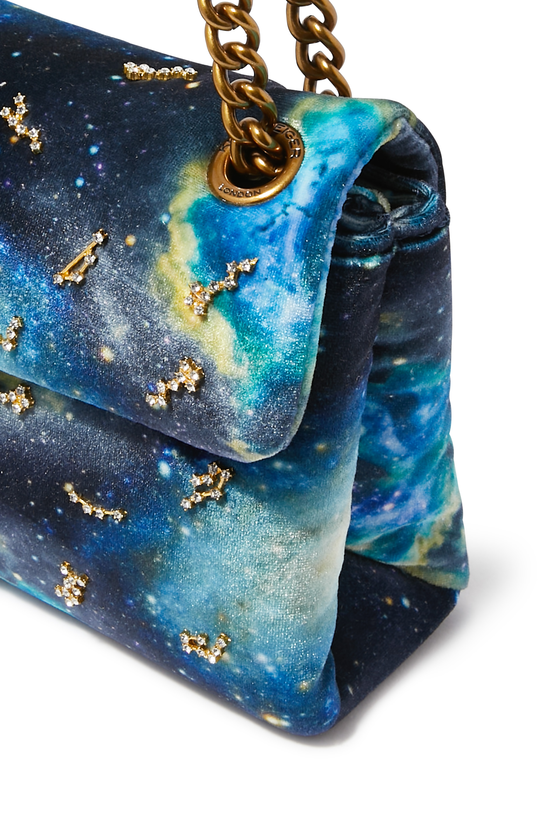 حقيبة كروس بودي كنسينغتون صغيرة مخمل