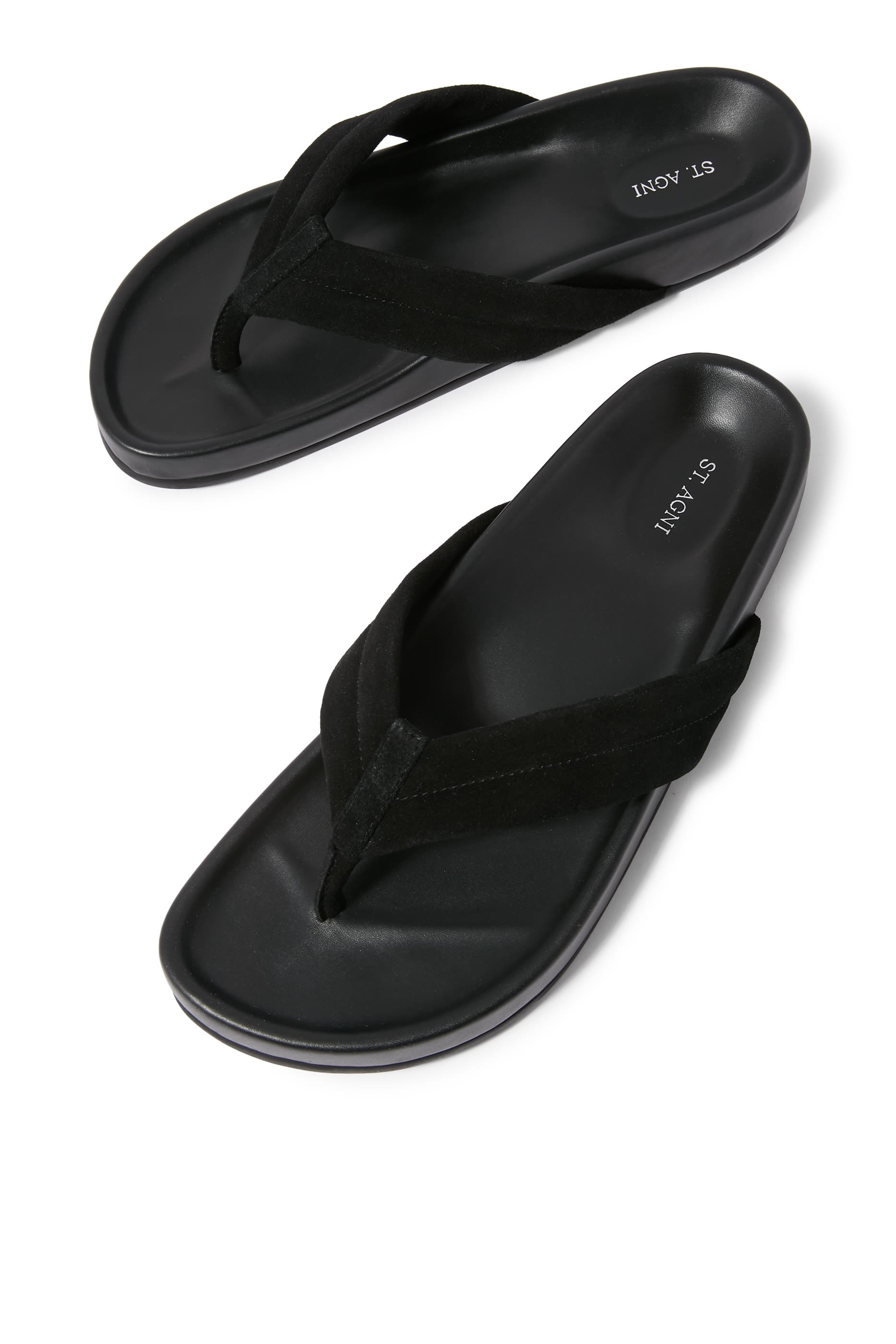 حذاء خفيف 40 بتصميم ثونج بتفاصيل محاكة شمواه