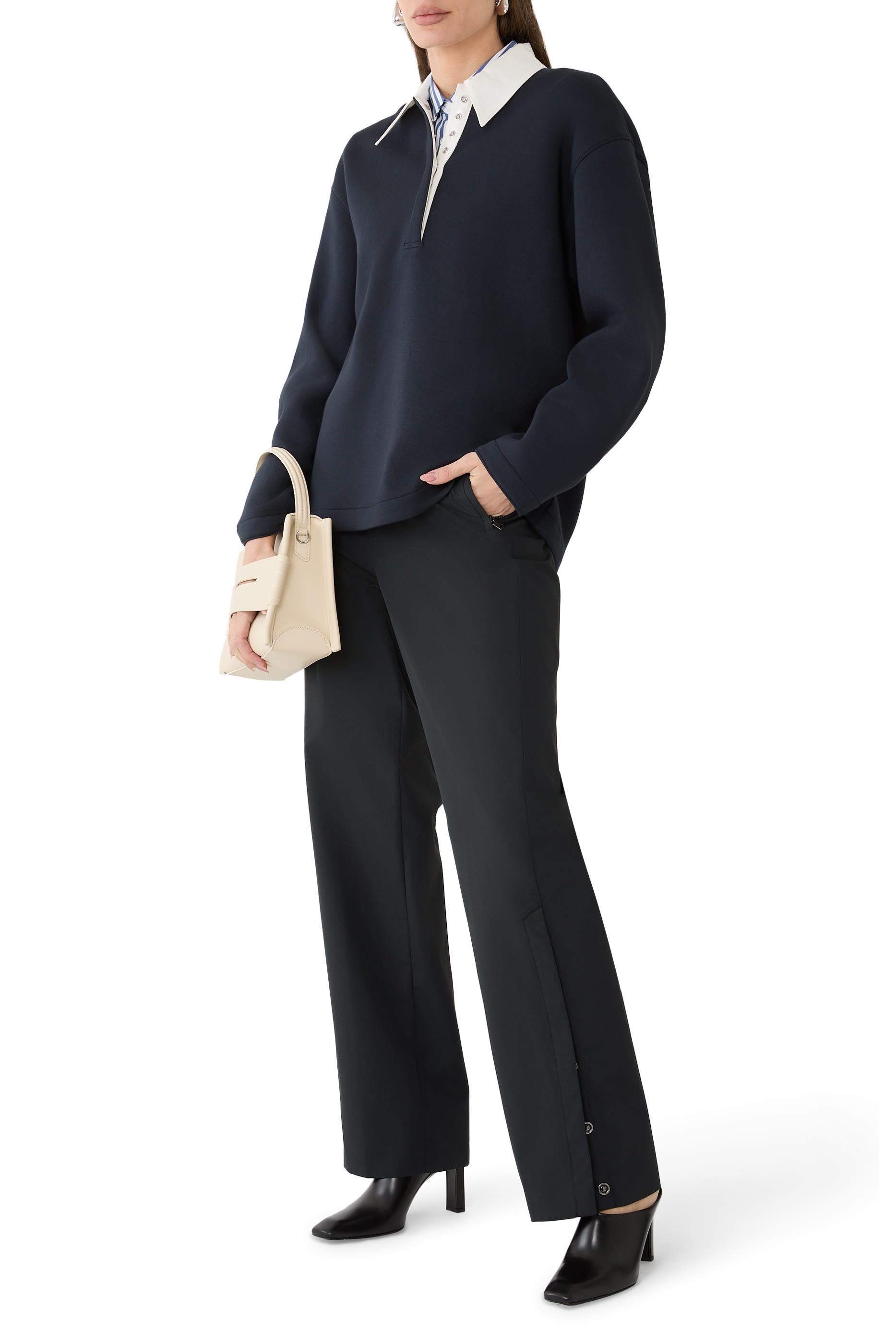 قميص بولو فيسكوز مقوى