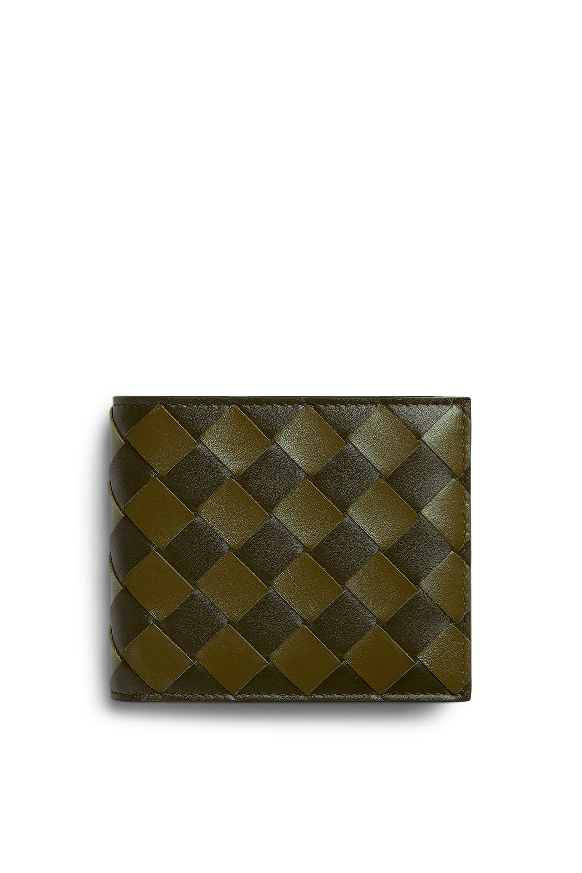 محفظة بتصميم مجدول ثنائي الطي