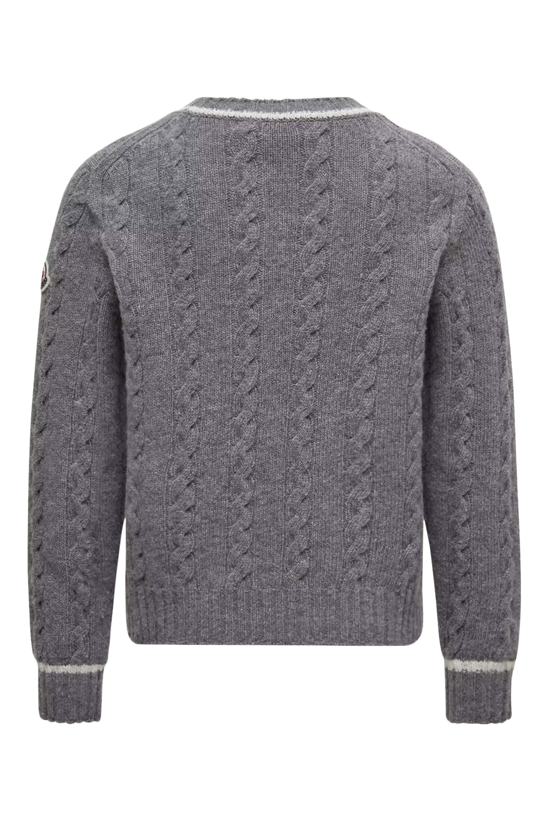 Kids Stripe-Trimmed Wool Jumper 