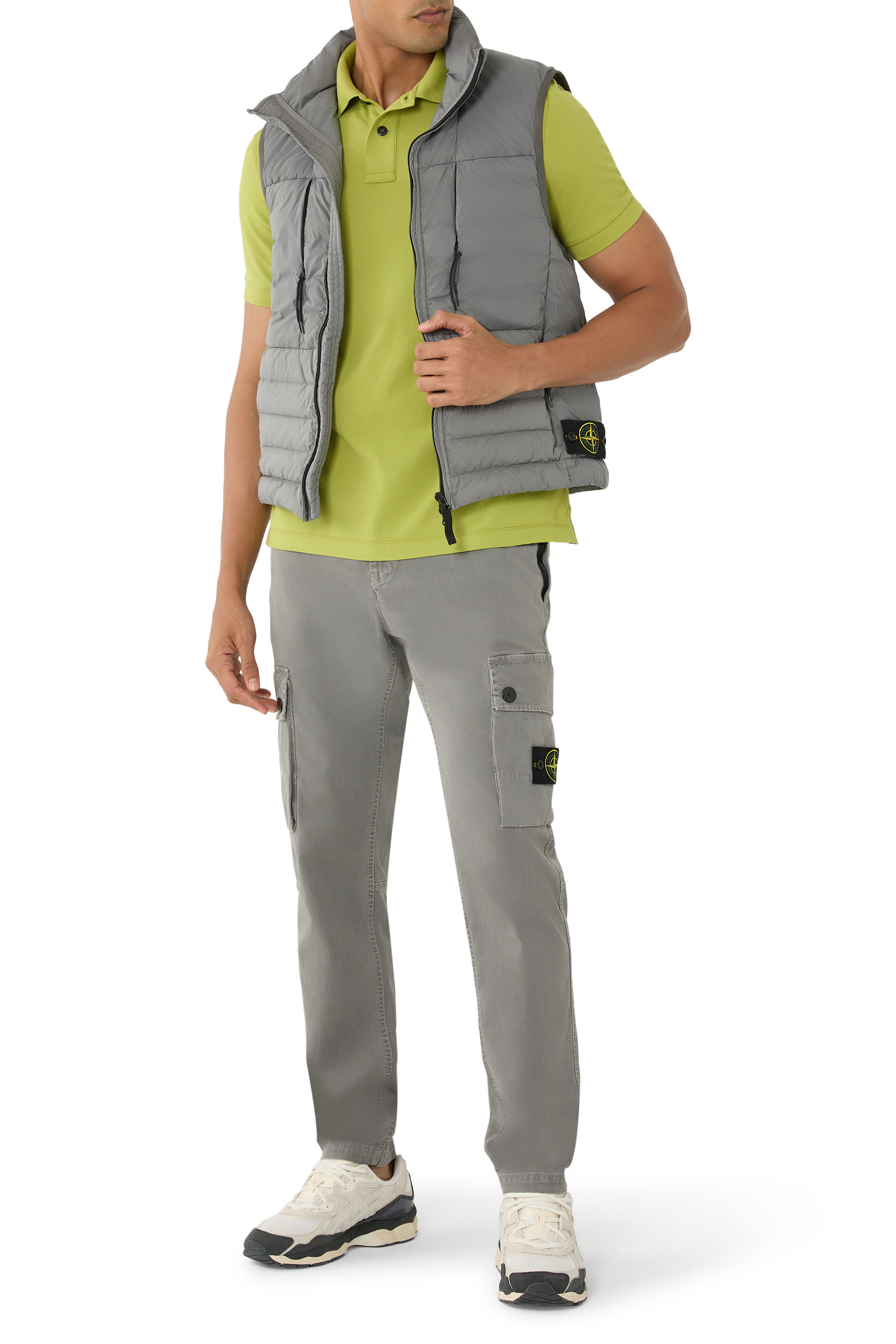 Down Vest with Seamless Feather Tunnels