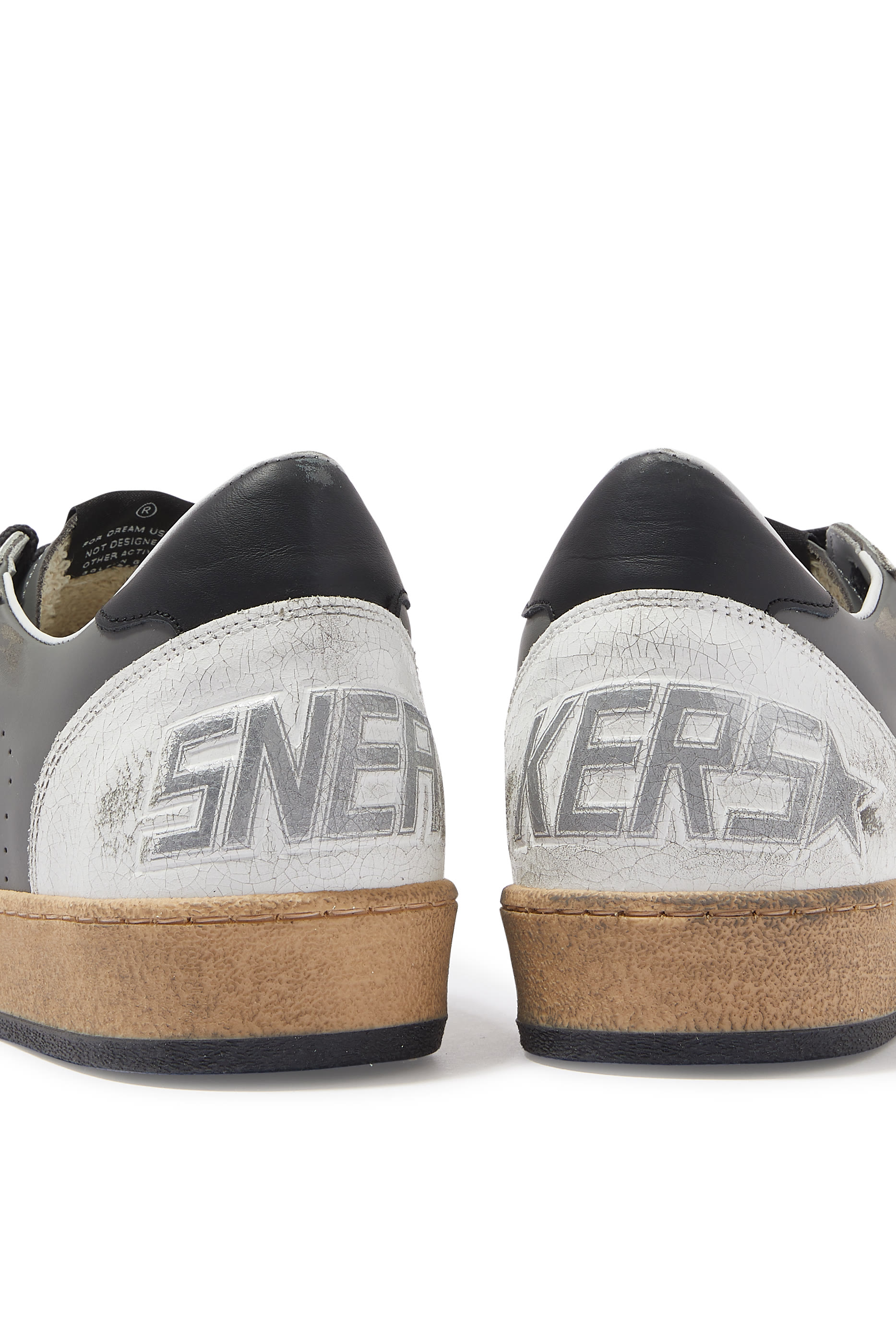 سنيكرز بول ستار جلد بتصميم أسفل الكاحل