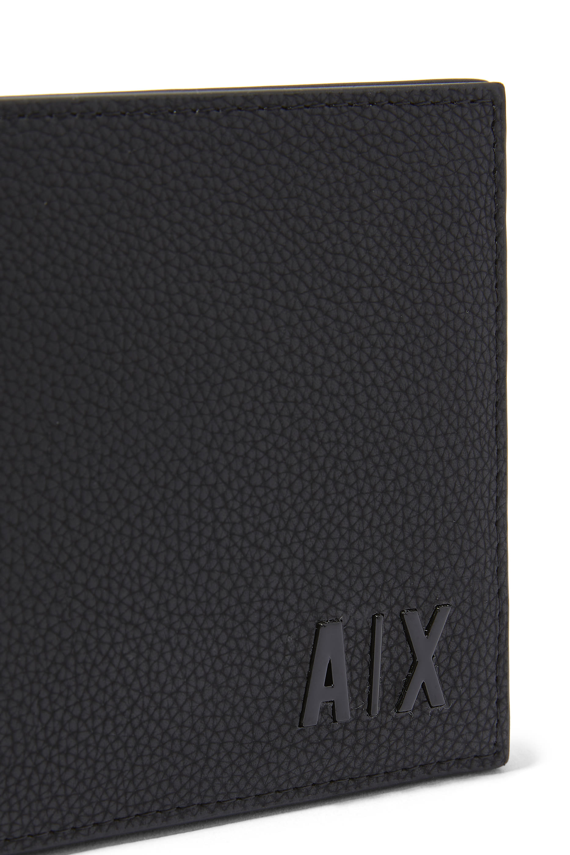 محفظة ثنائية الطي بشعار الماركة