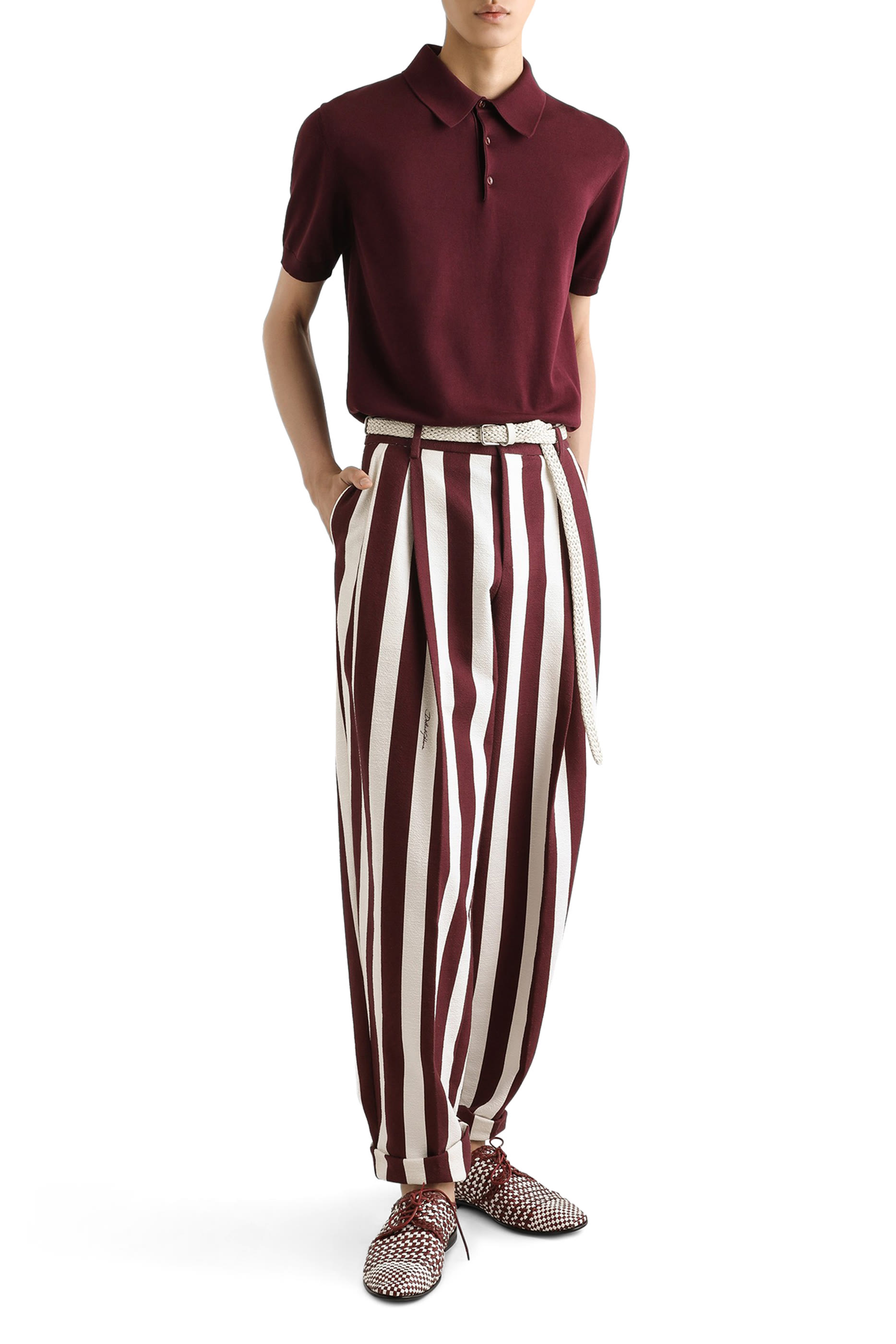 قميص بولو بأكمام قصيرة قطن