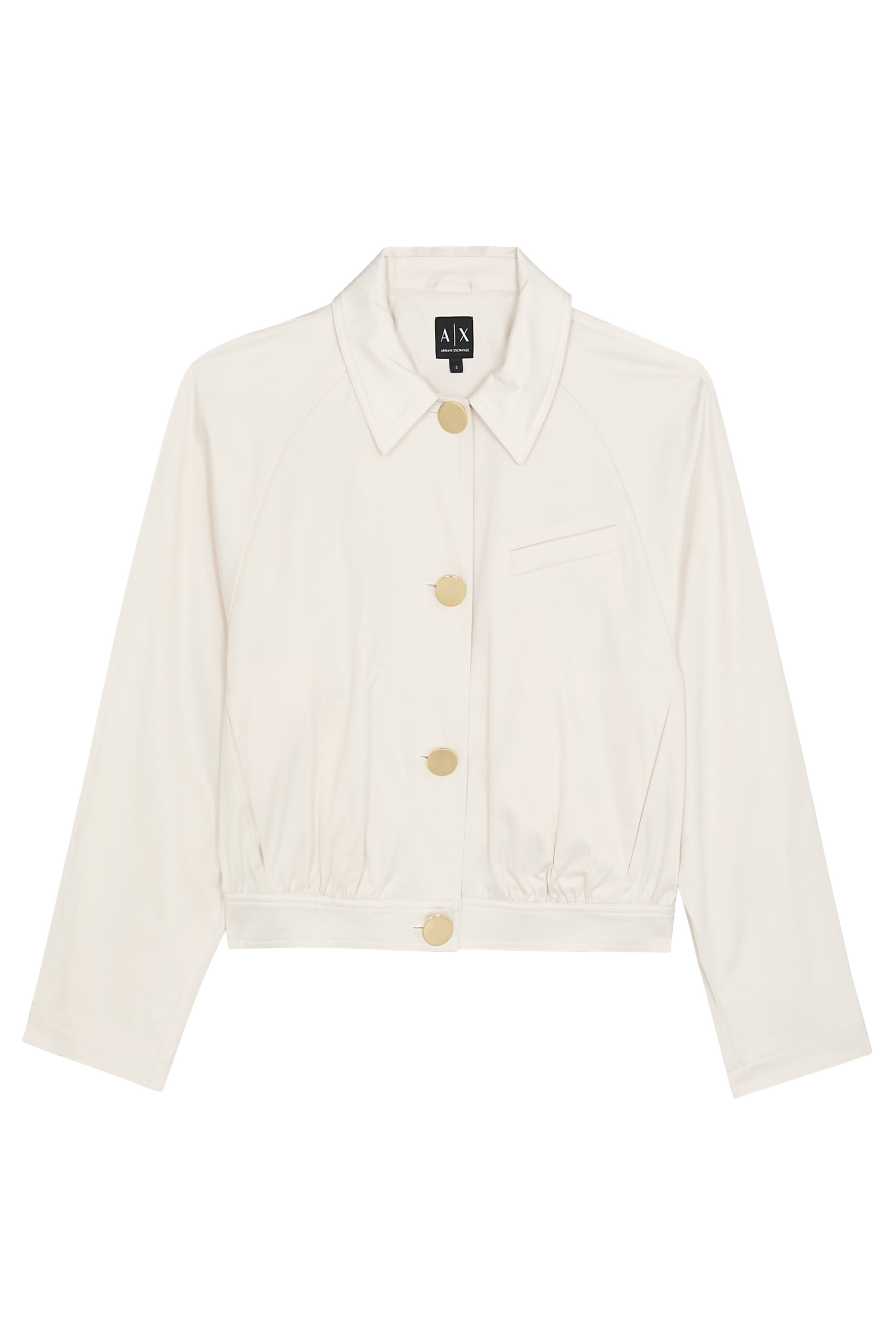 جاكيت بياقة وأزرار أمامية