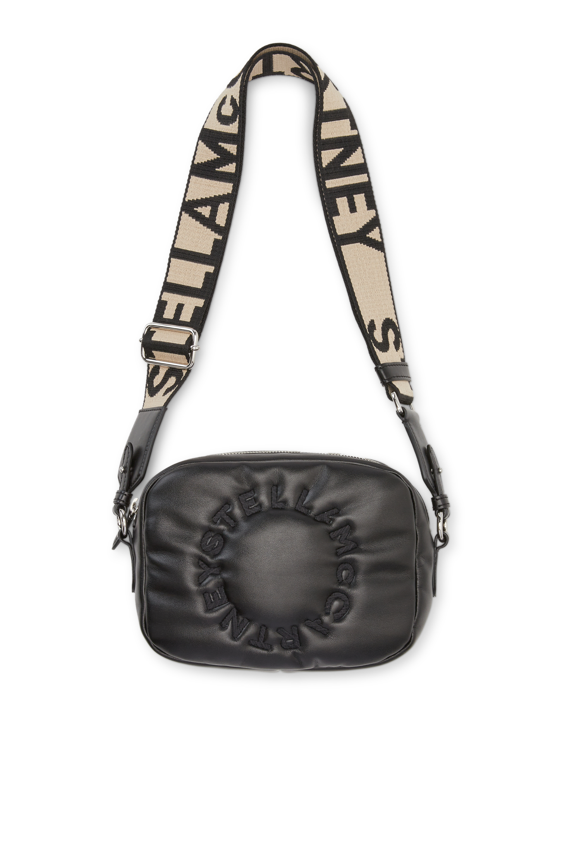 حقيبة كاميرا مبطنة صغيرة بشعار الماركة