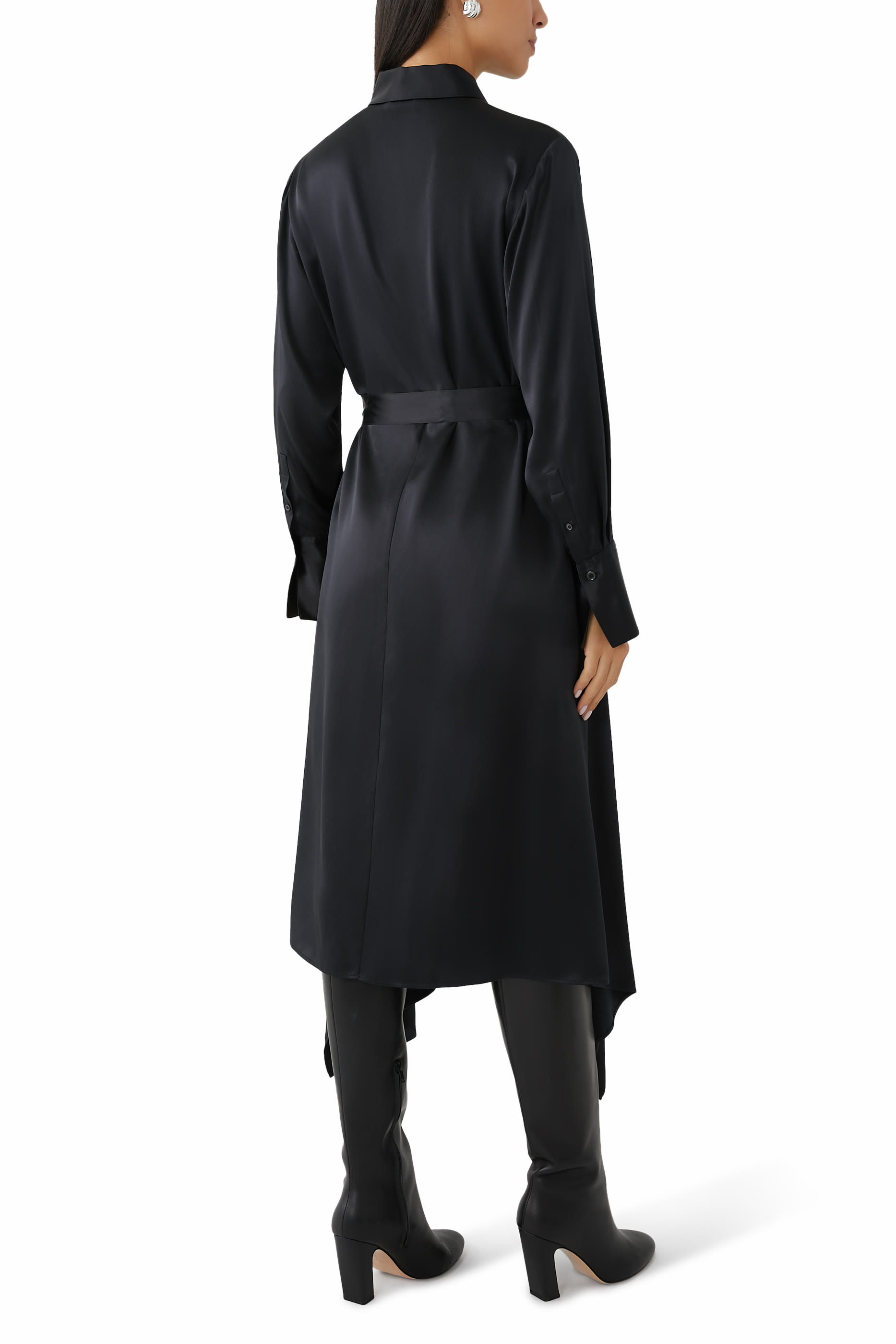 فستان سيبريان ساتان حرير