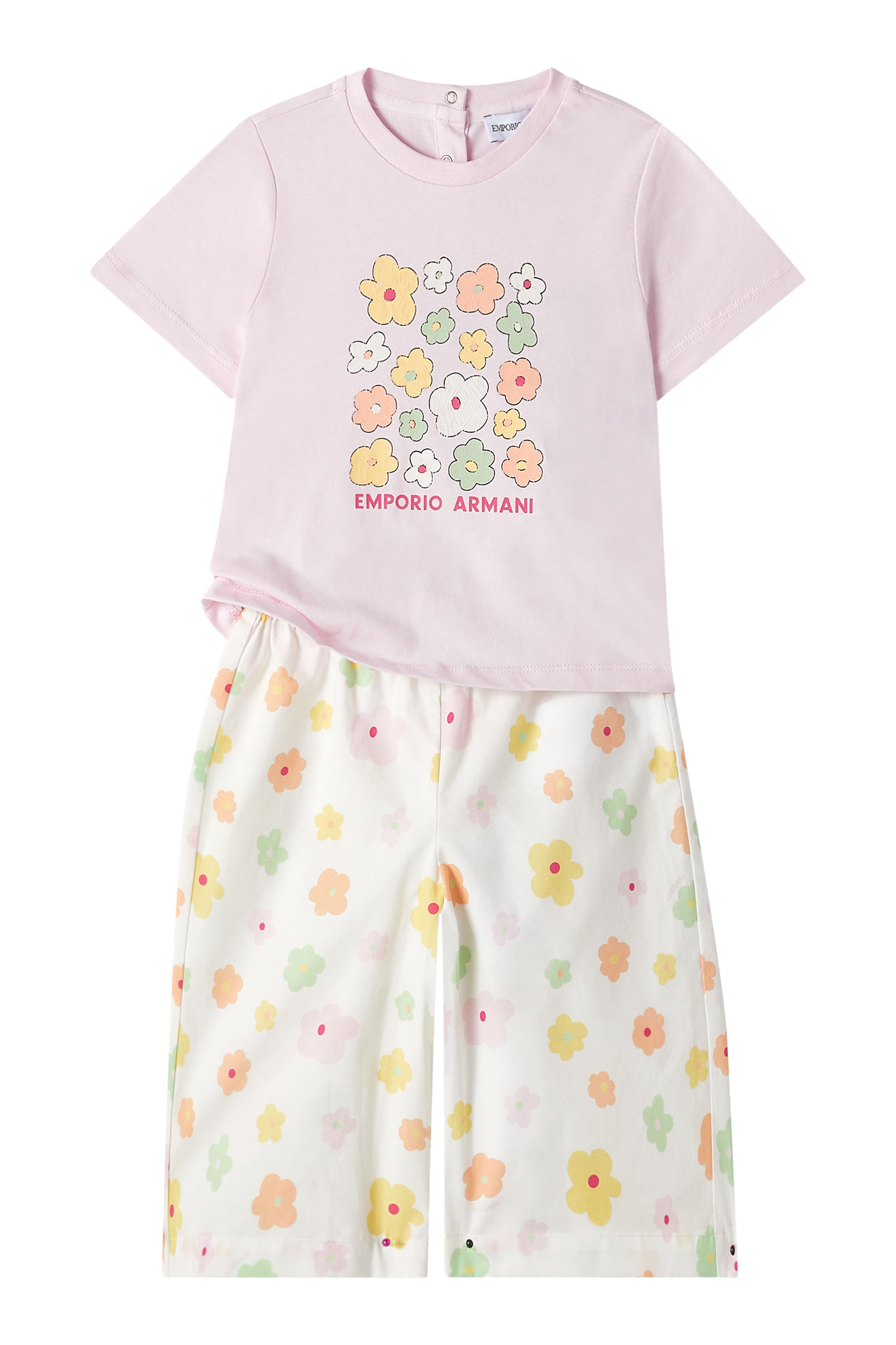 تيشيرت بشعار الماركة للأطفال