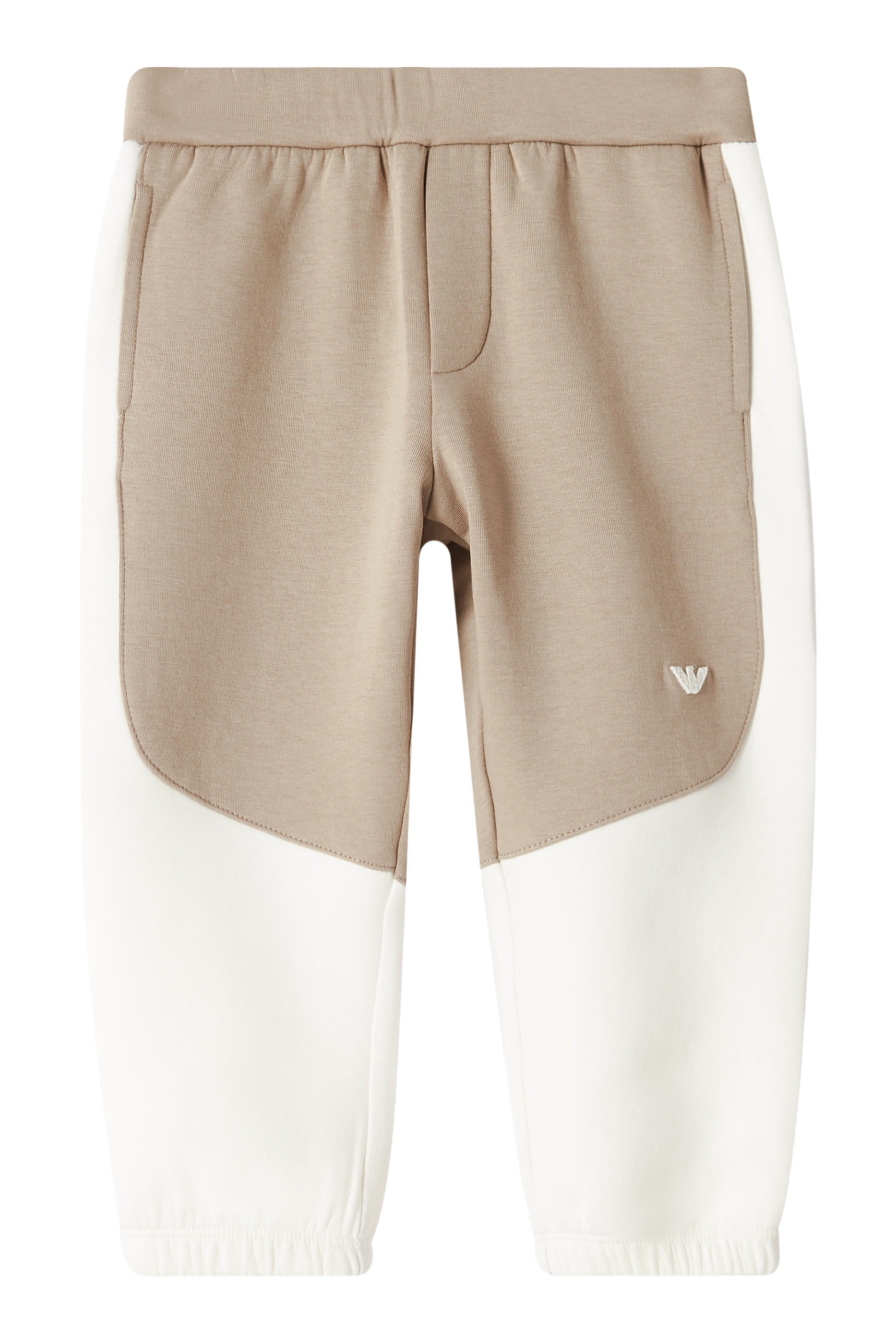 بنطال رياضي مقسم بألوان مزيج قطن للأطفال