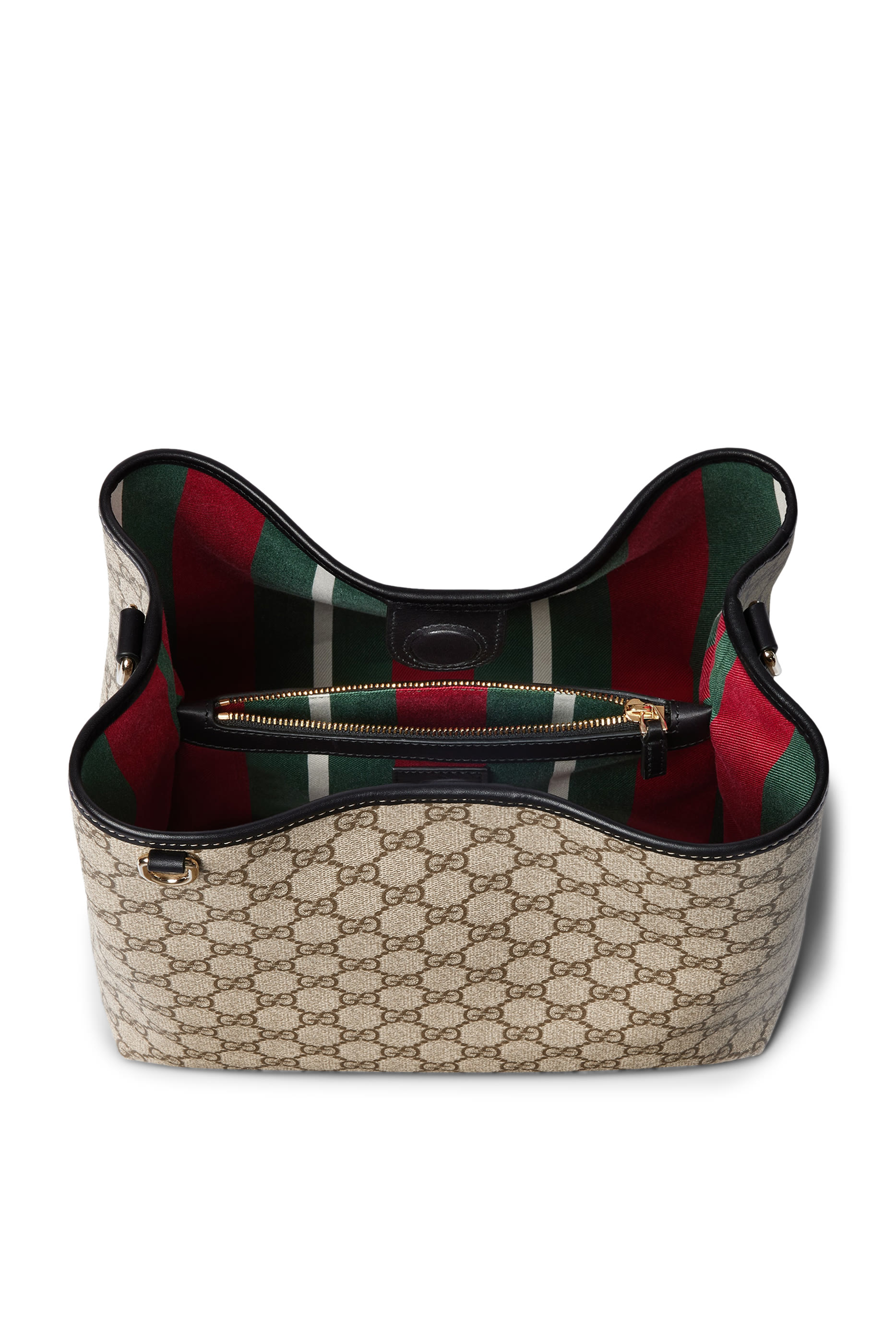 حقيبة كتف صغيرة بنقشة حرفي شعار الماركة