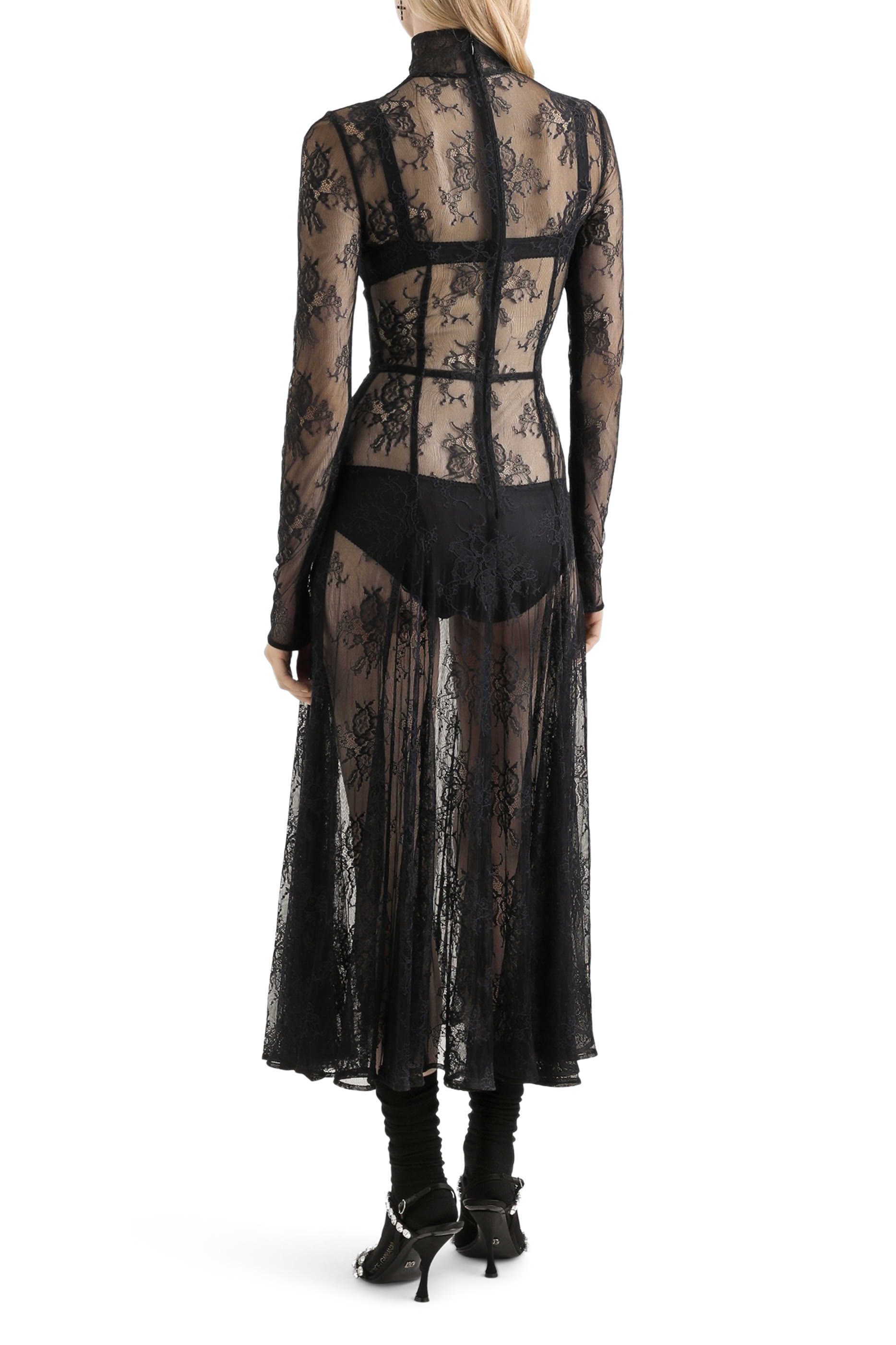 فستان شانتيلي دانتيل