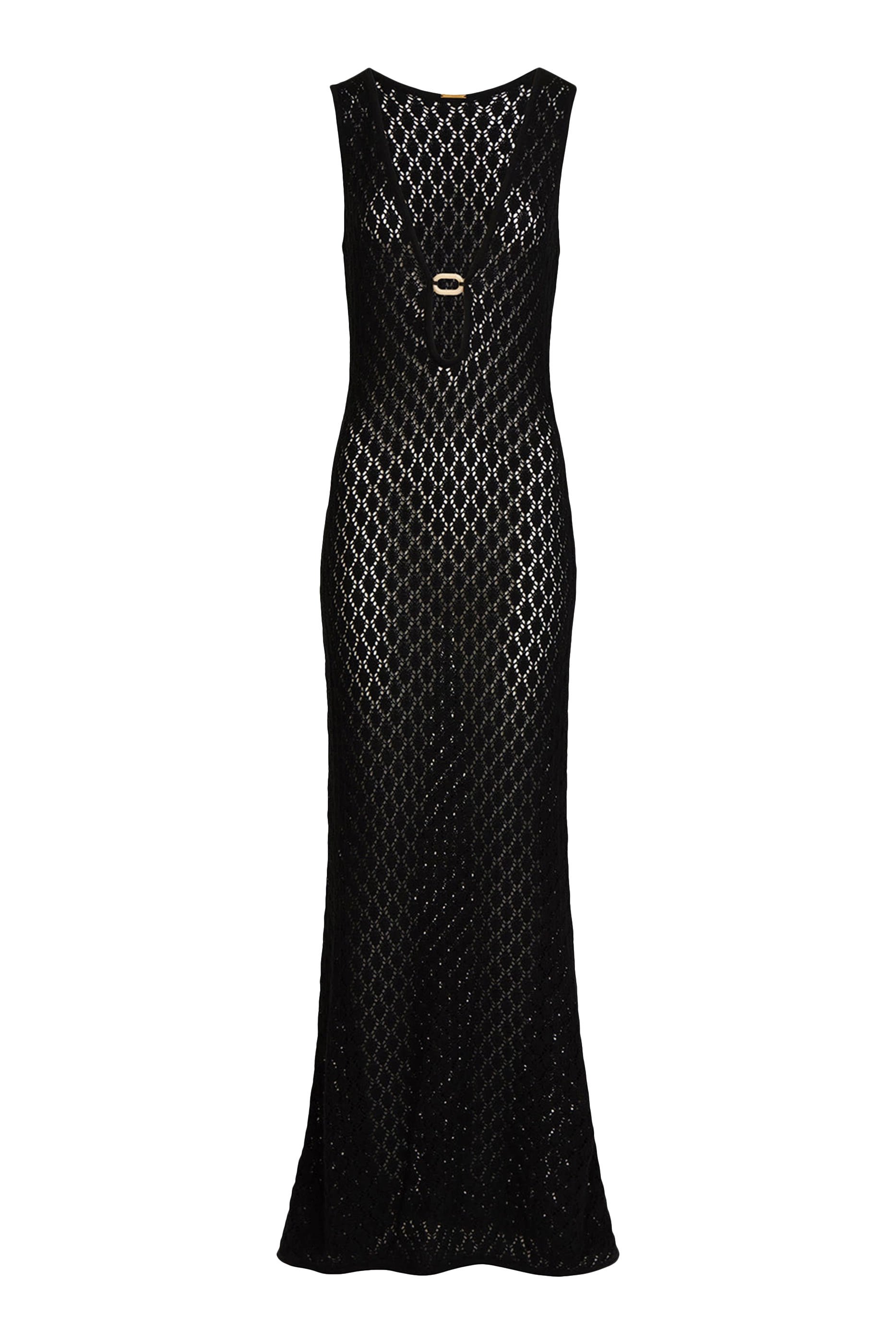 فستان دومينيكا طويل كروشيه