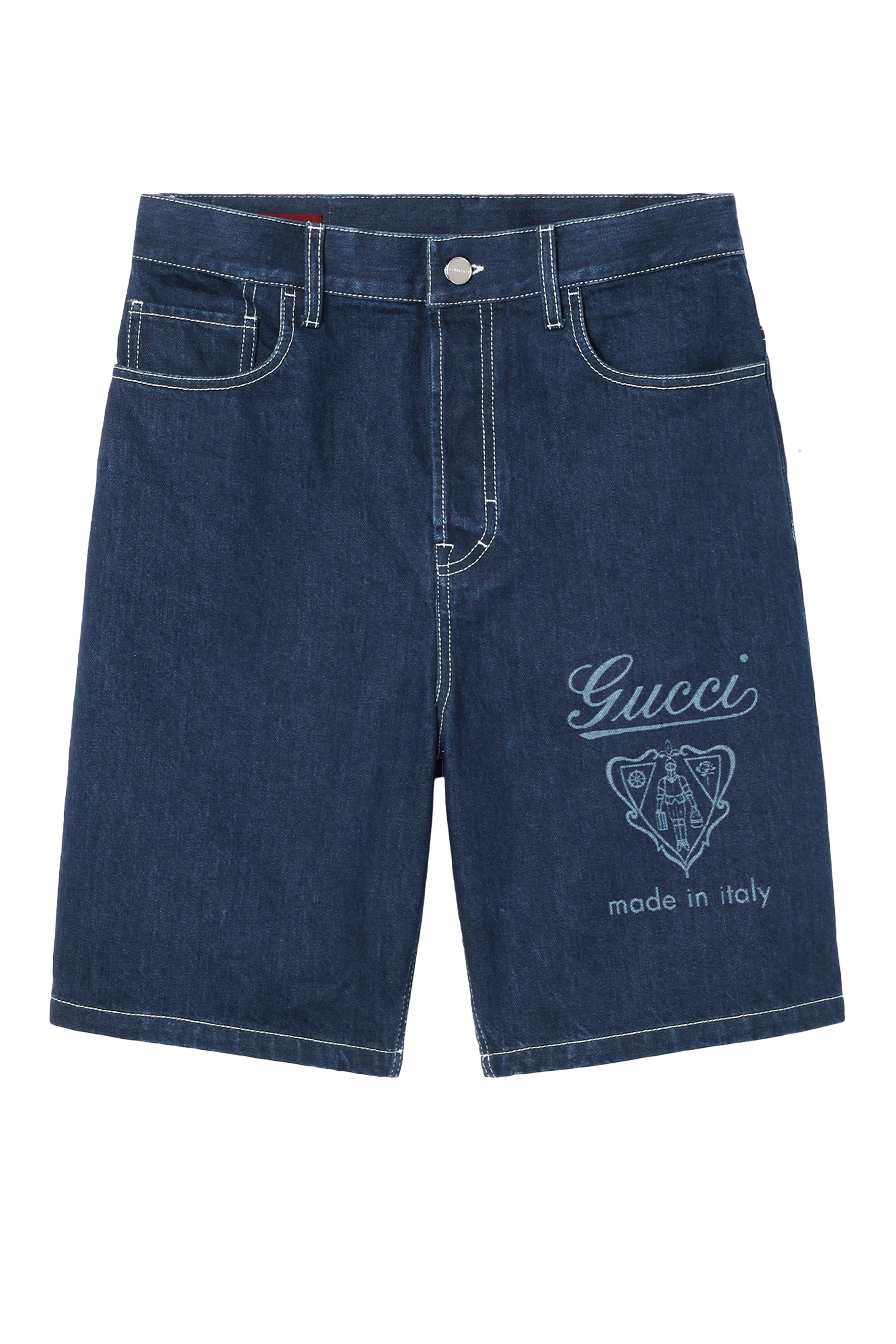 شورت دنيم بتفاصيل ممزقة بالليزر