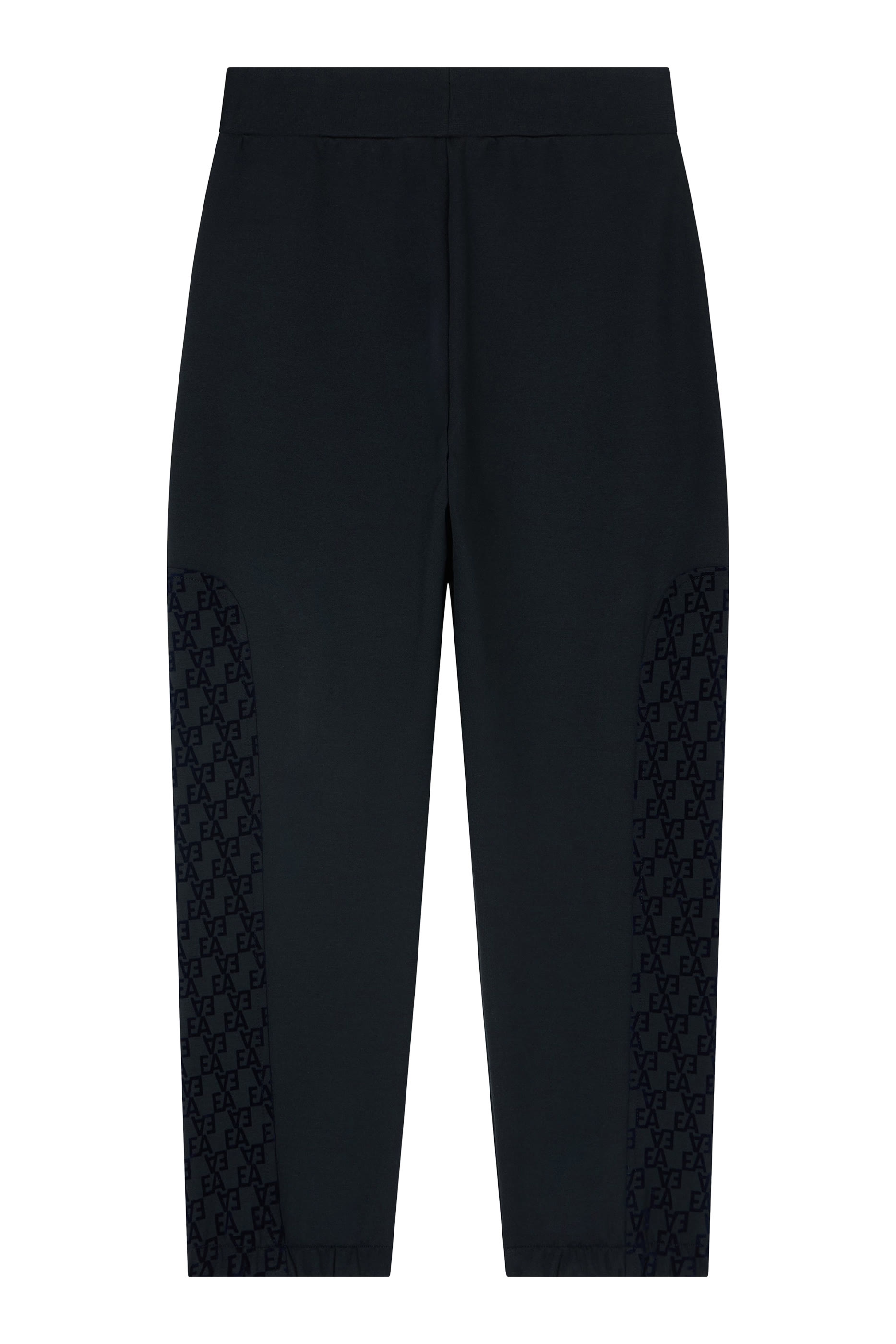 بنطال رياضي بقصة واسعة وشعار الماركة بملمس بارز جيرسيه متشابك