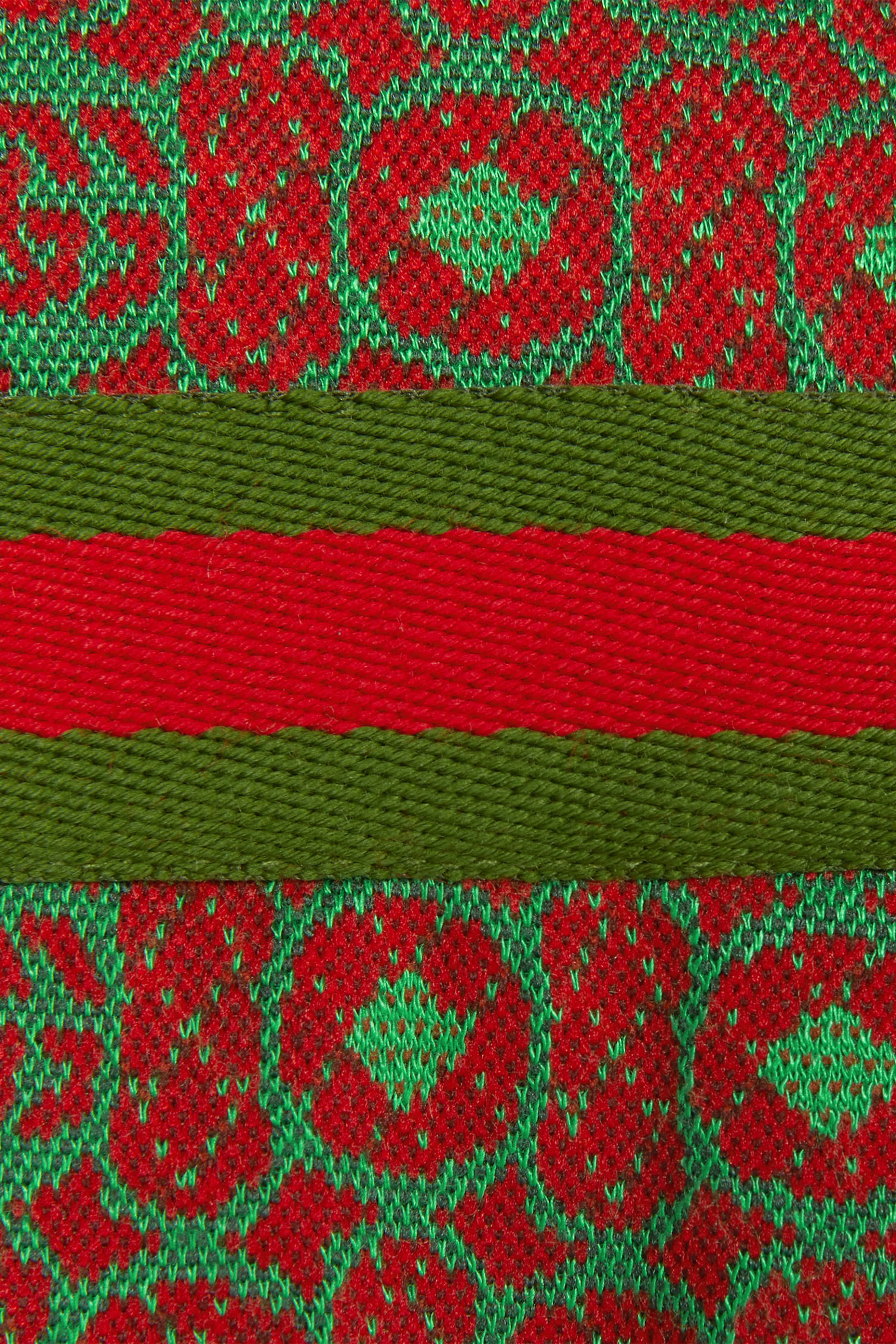 فستان للأطفال بنقشة هندسية لحرفي شعار الماركة