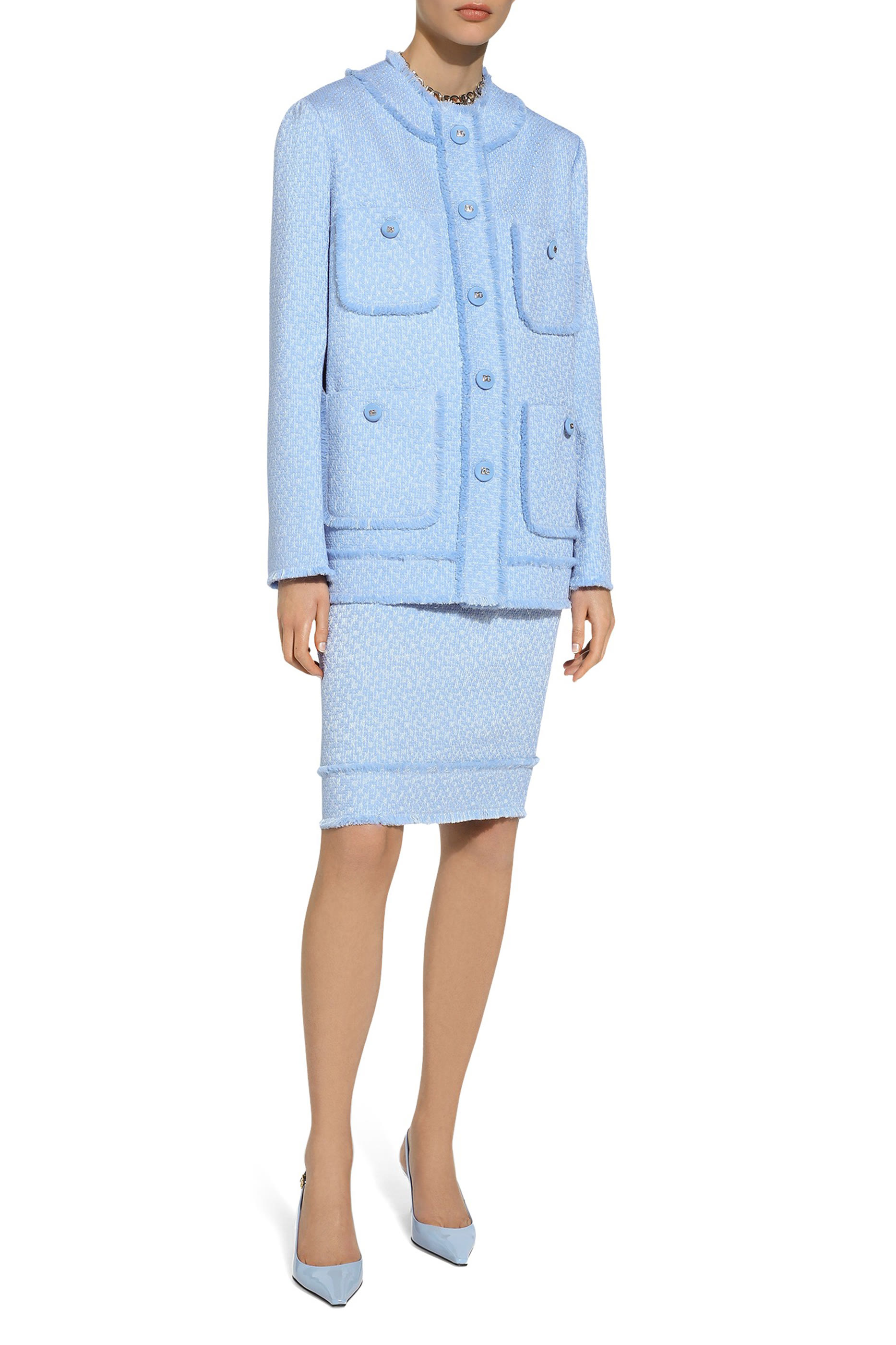 جاكيت تويد بصف أزرار راشيل