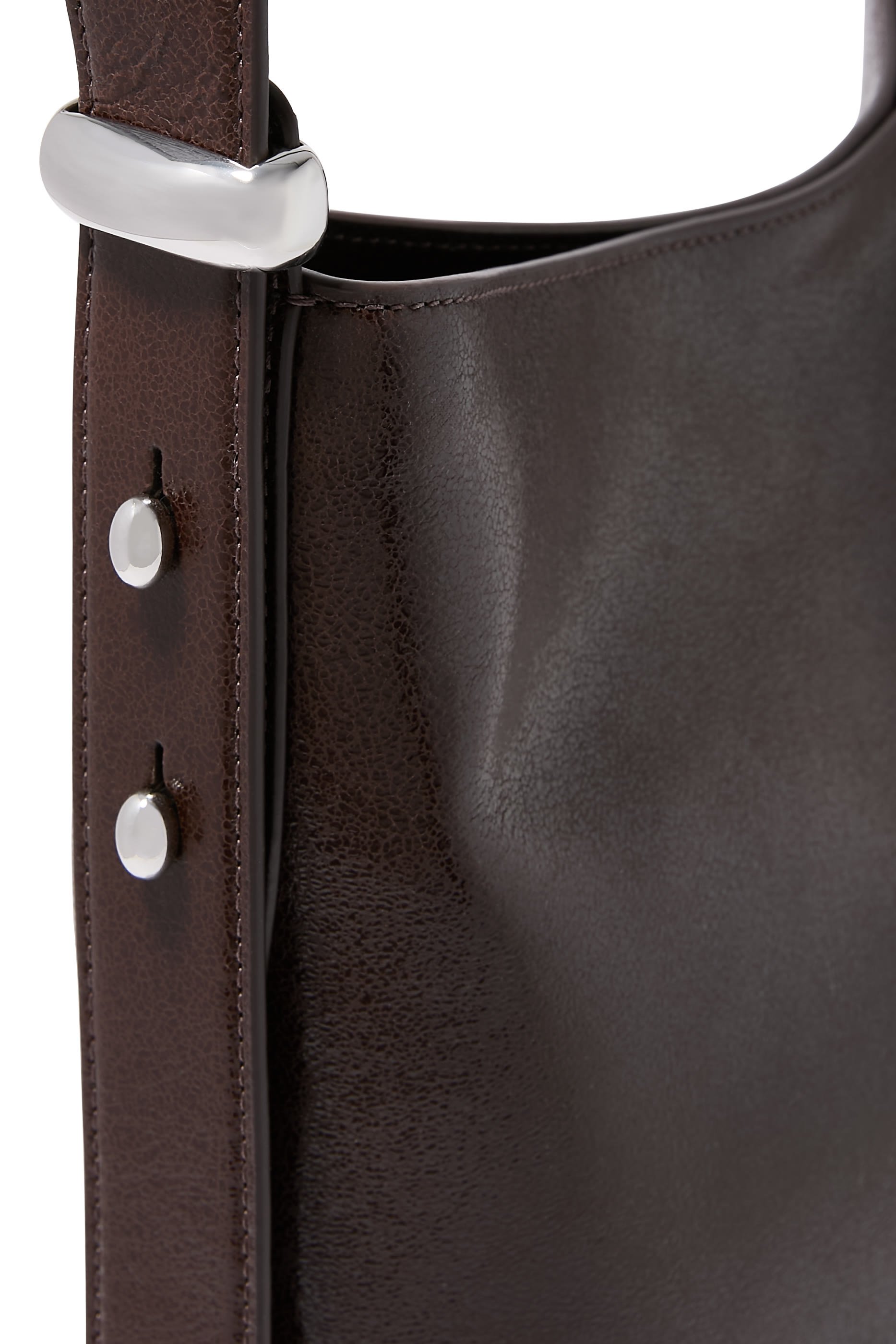 حقيبة باكيت هالو جلد لامع